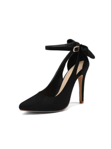 Ankle-Tied Sophistication Women's Black Sandals