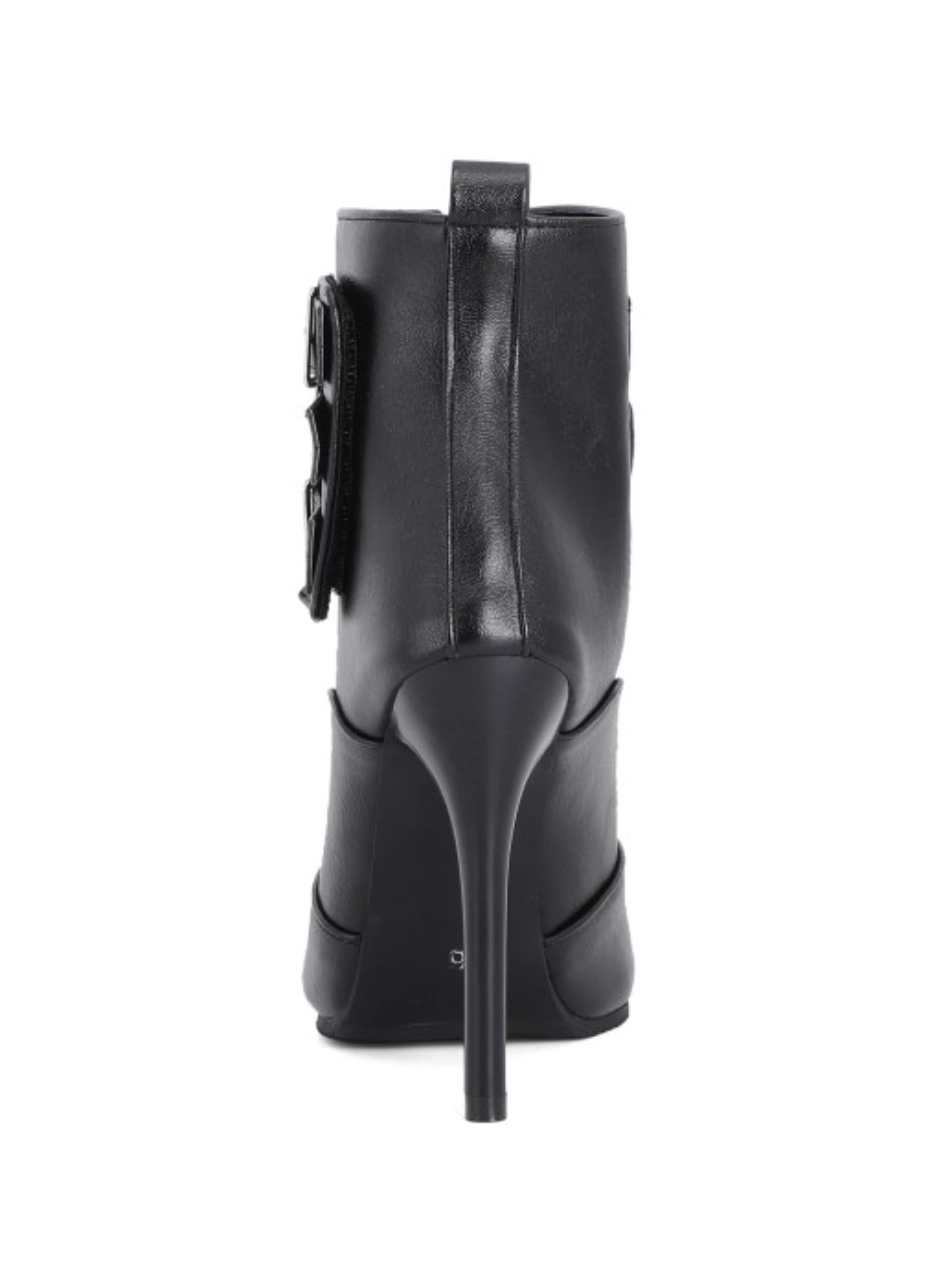 Urban Command Front-Zip Ankle Booties Women Sandals