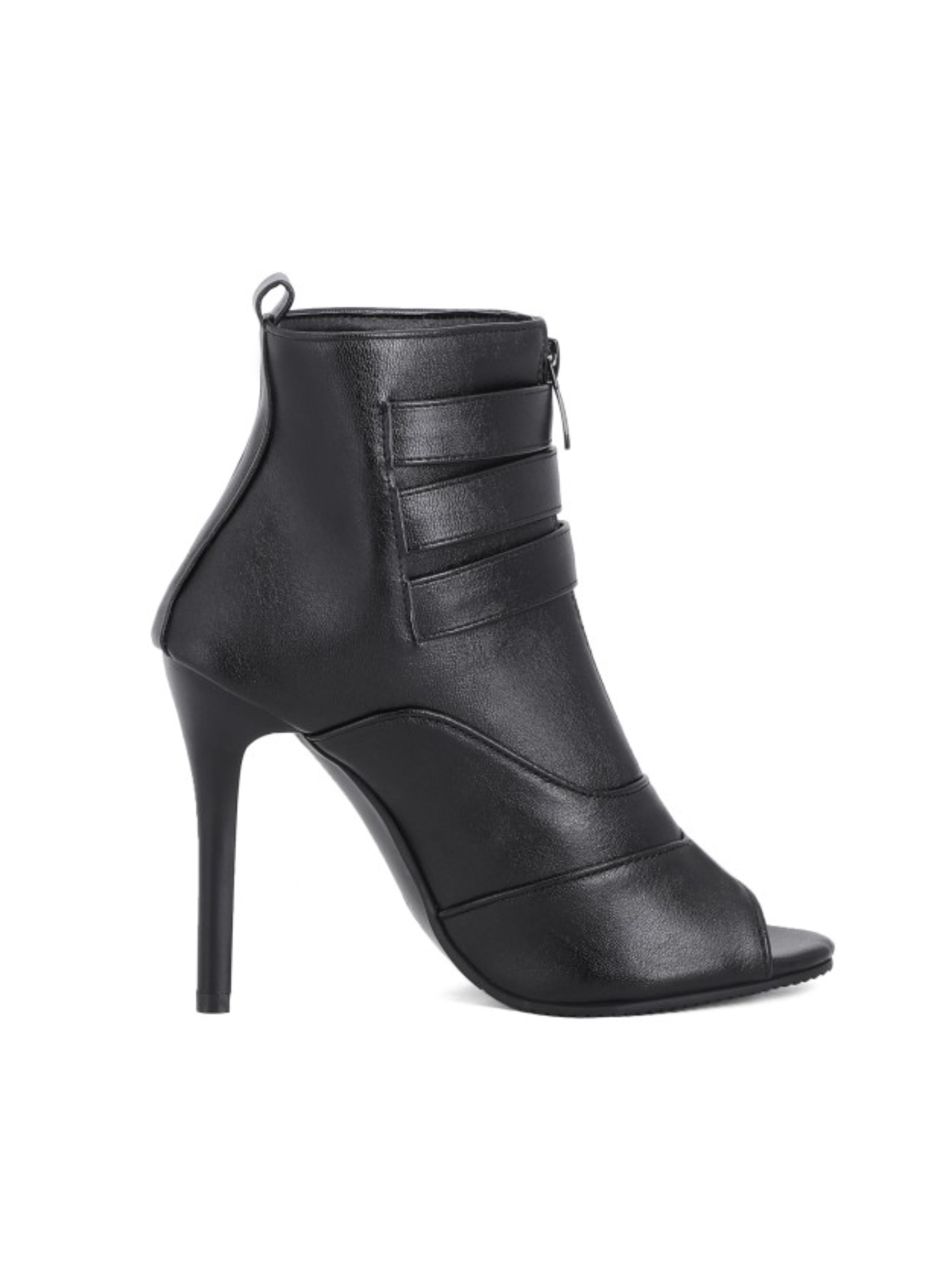 Urban Command Front-Zip Ankle Booties Women Sandals