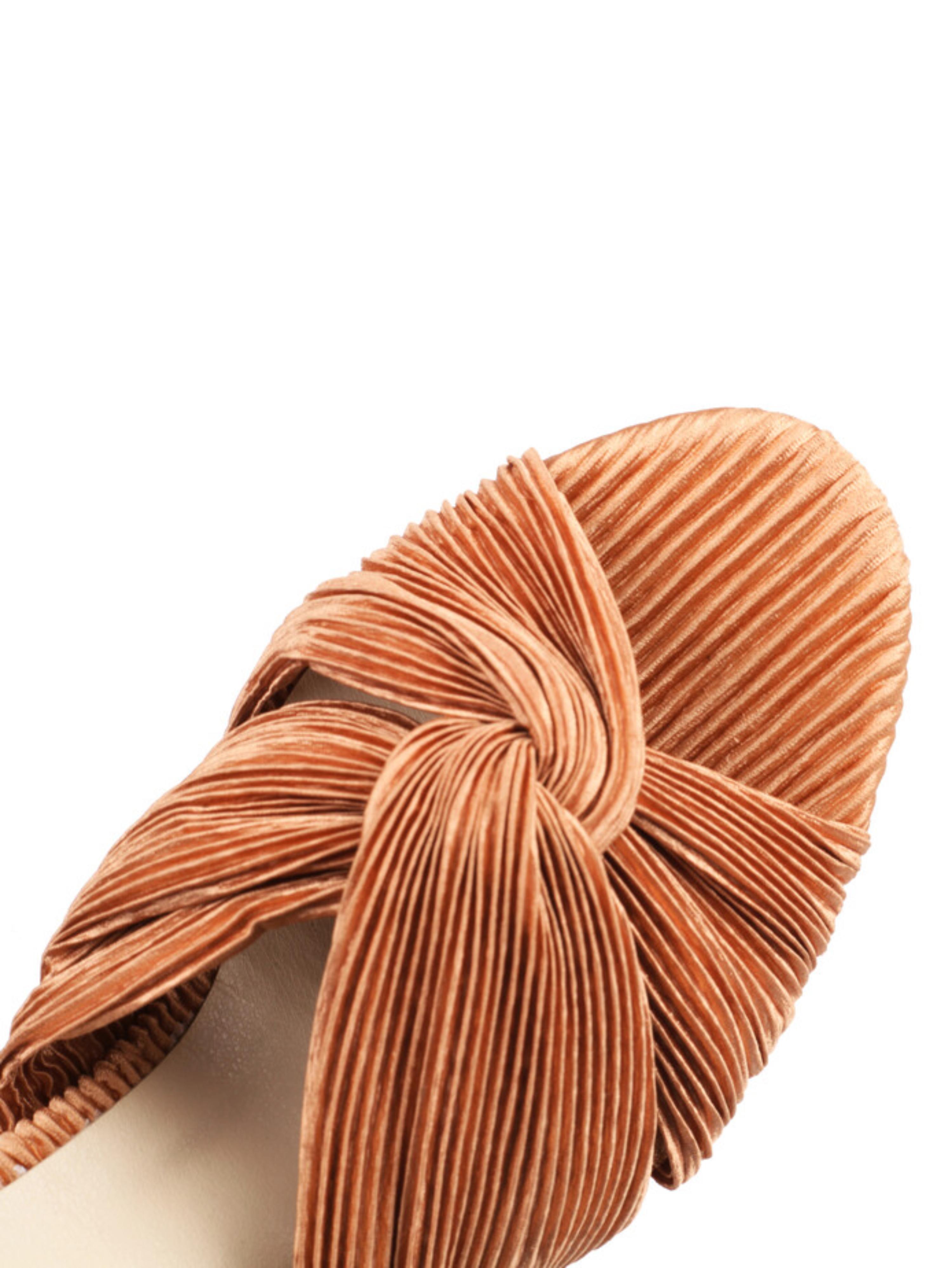 Stylish Crisscross Strap Bronze High Heels Sandals for Women