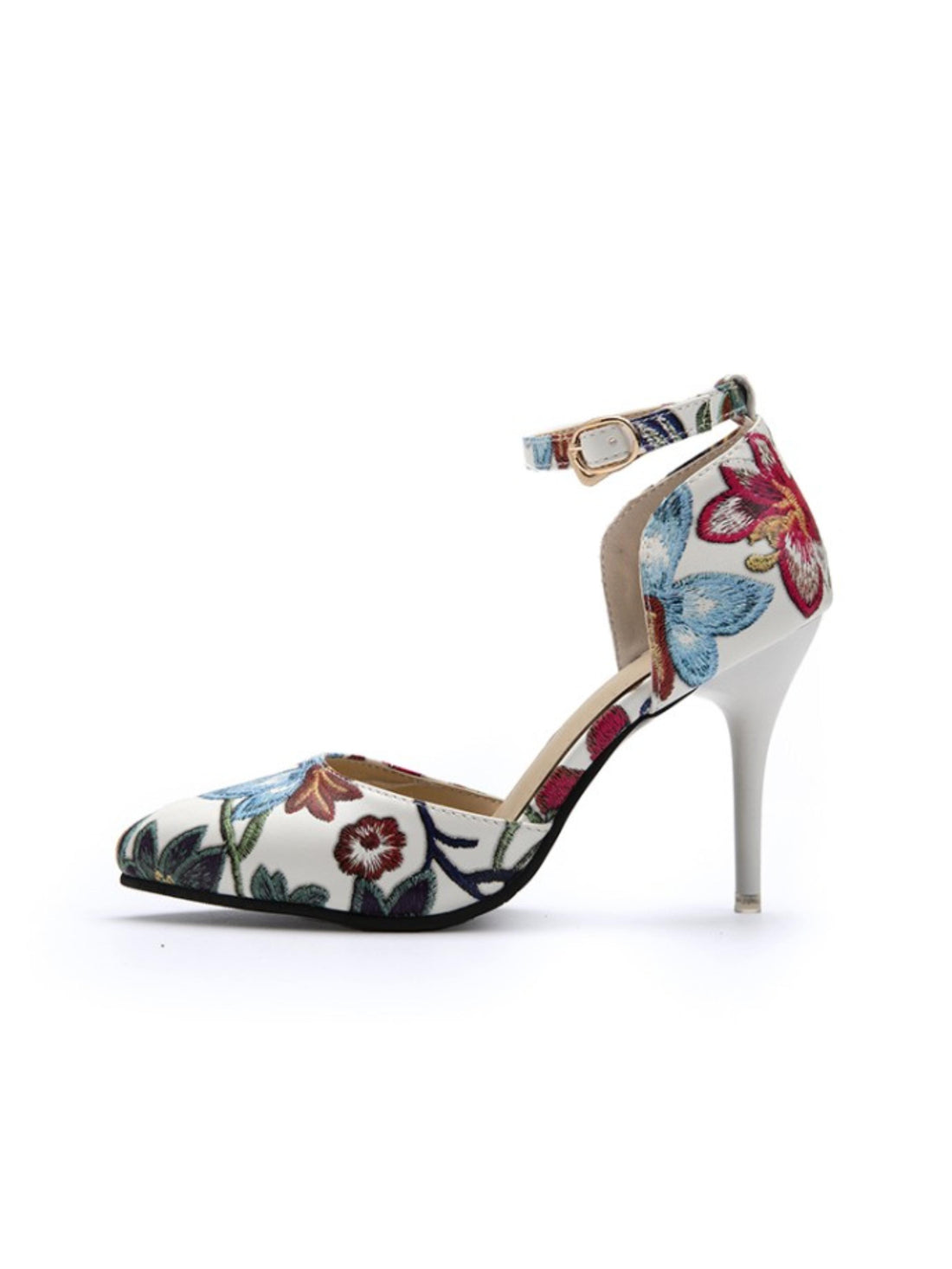 Floral Pointed Toe Dress Sandals for Women