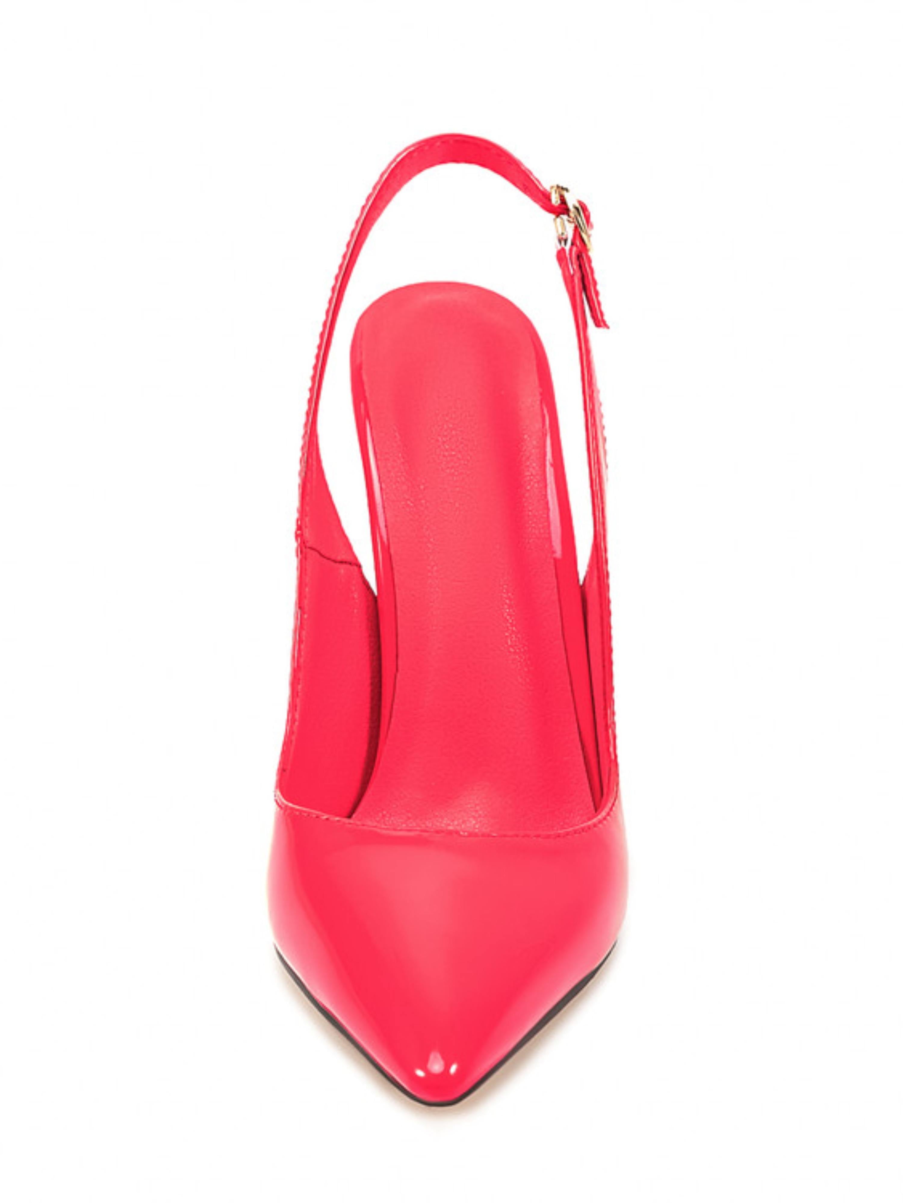 Ultra-Sleek Pink Patent Hot Pink Sandals for Women