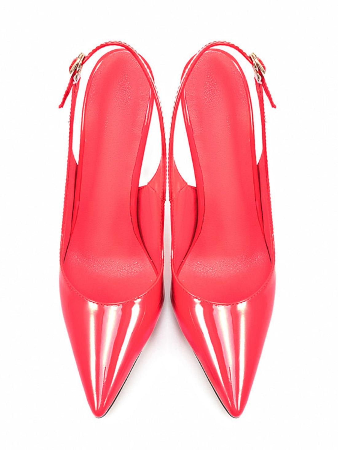 Ultra-Sleek Pink Patent Hot Pink Sandals for Women