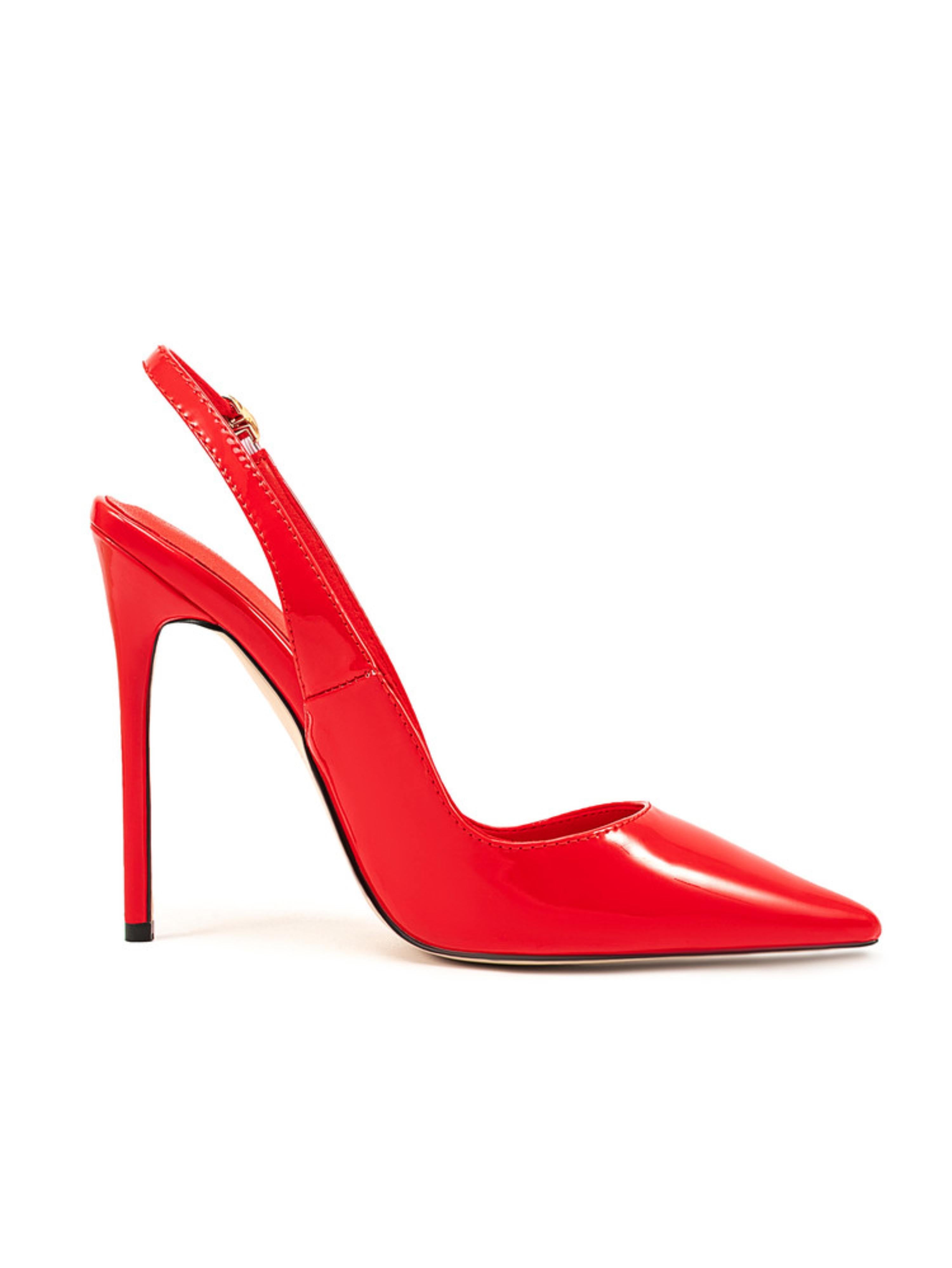 Night Out Red with Sharply Pointed Toe Sandals for Women