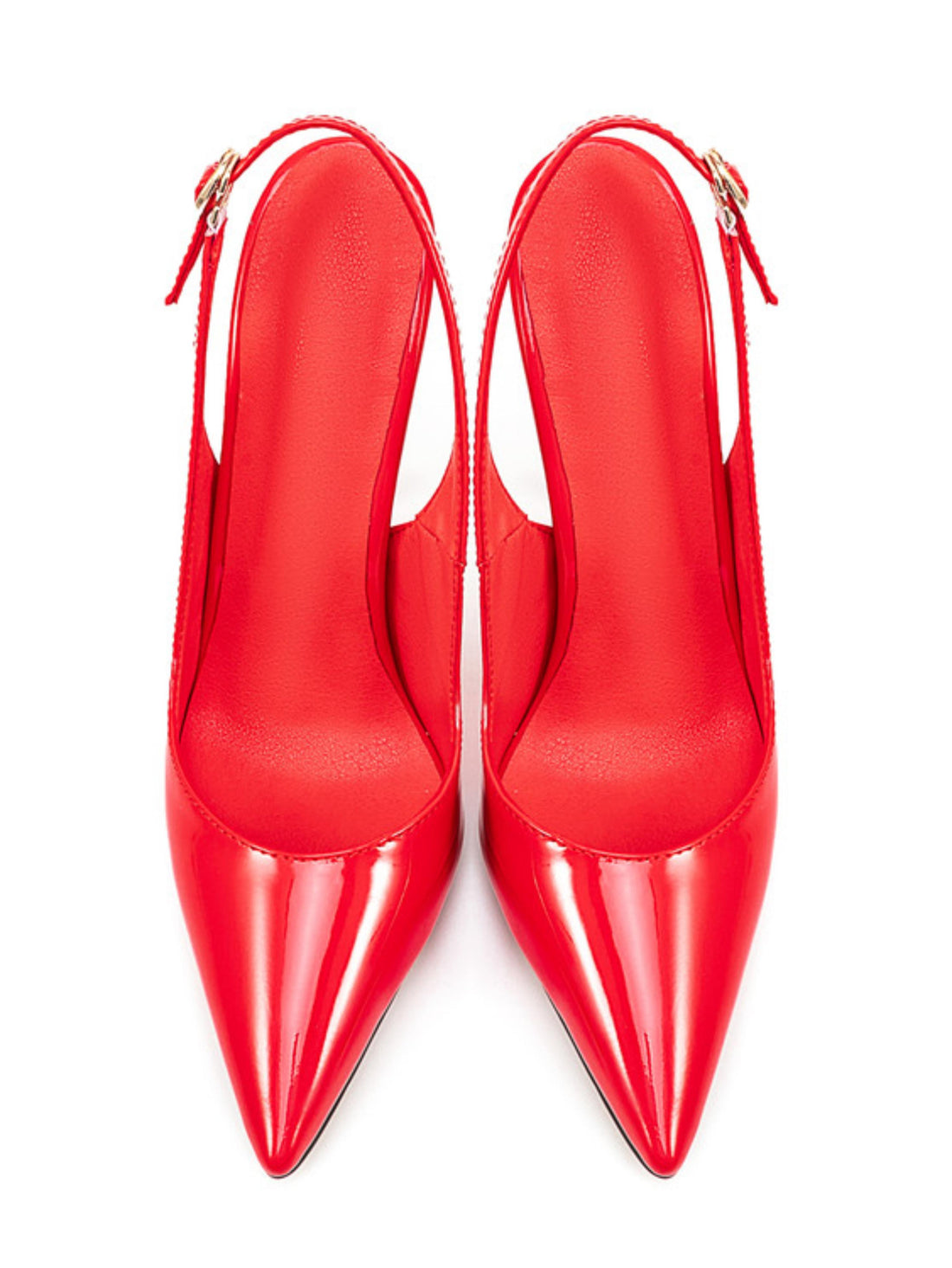 Night Out Red with Sharply Pointed Toe Sandals for Women