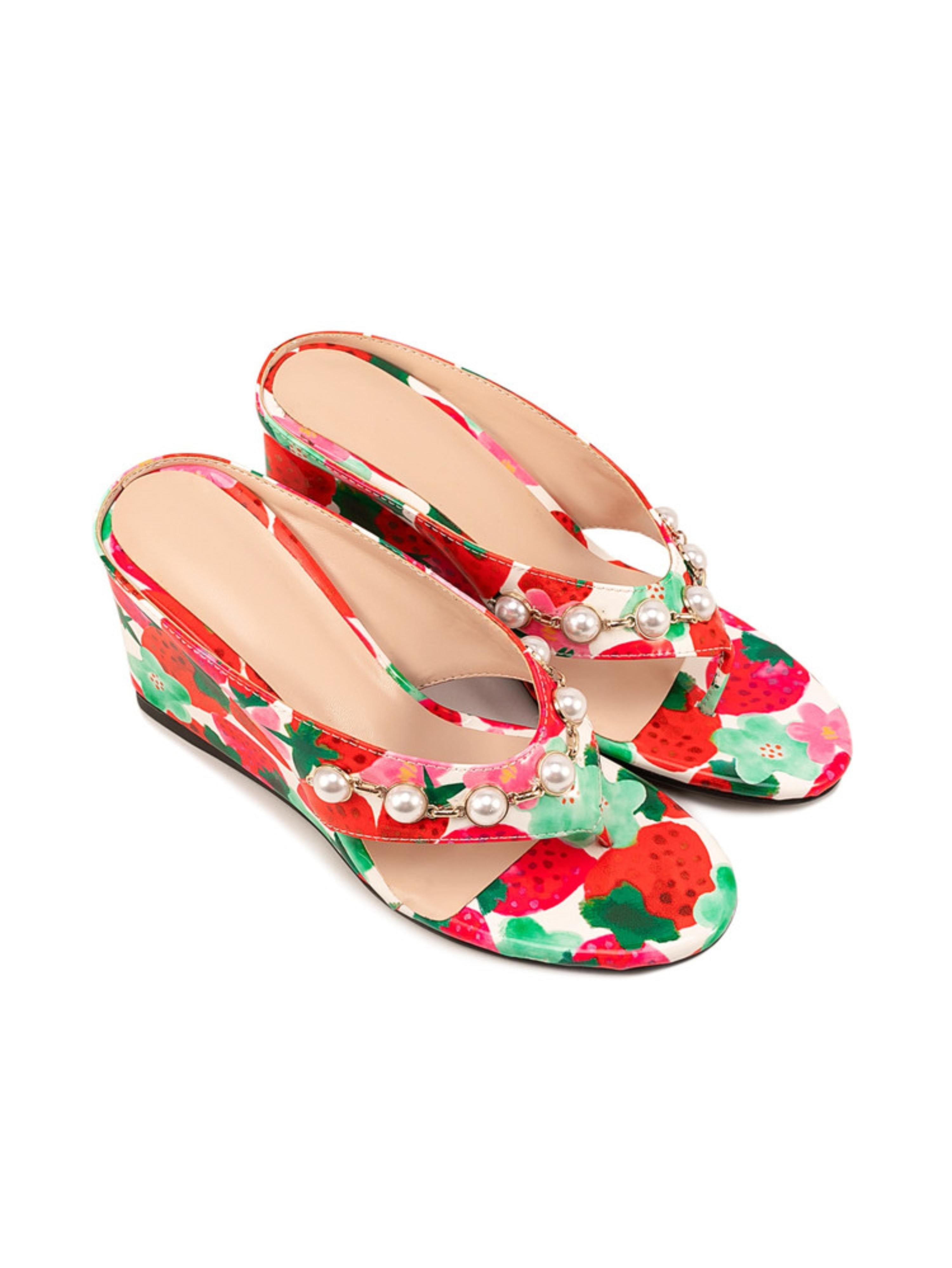 Strawberry Pearl Women's Wedge Sandals