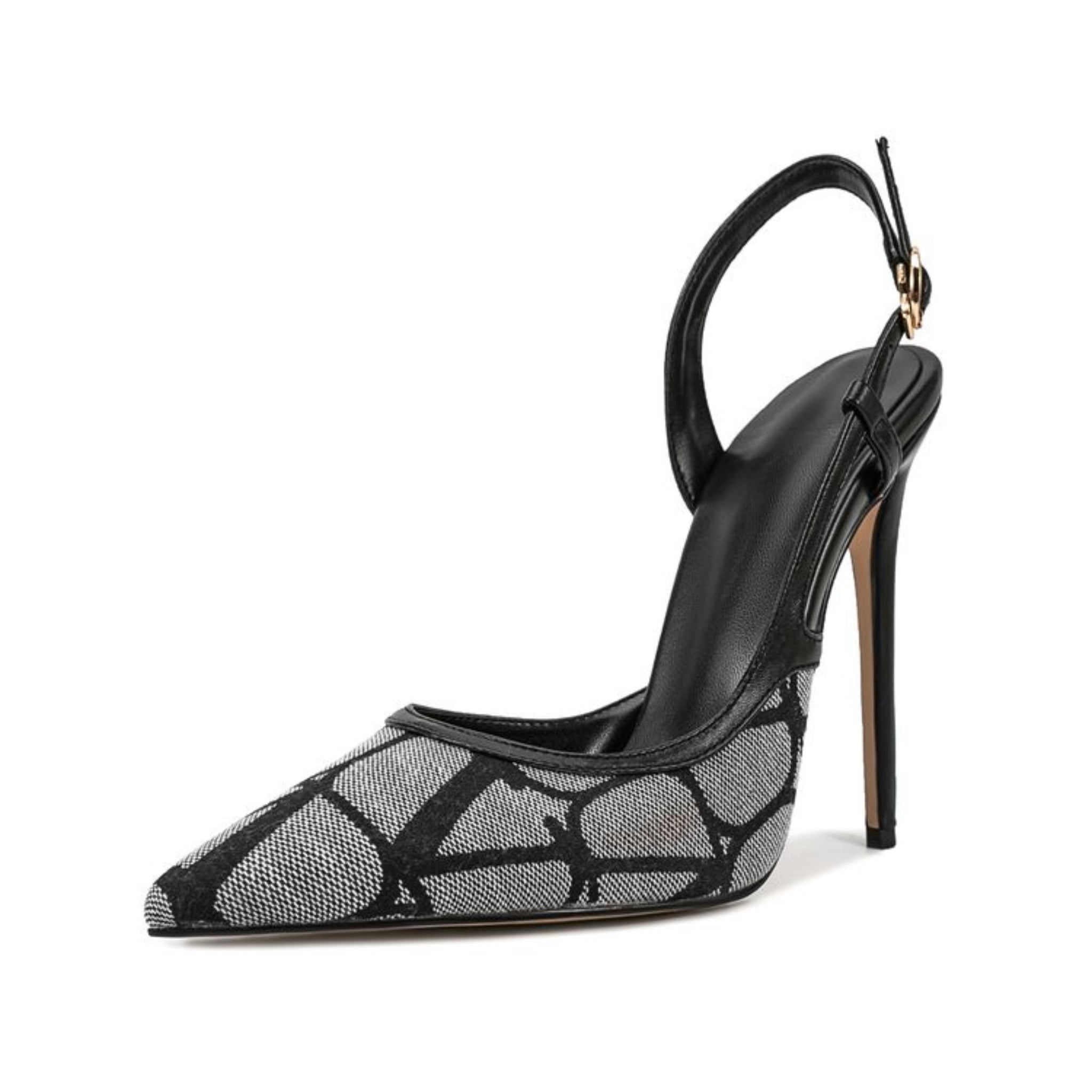 Pointed-Toe Pumps Women's Black Sandals