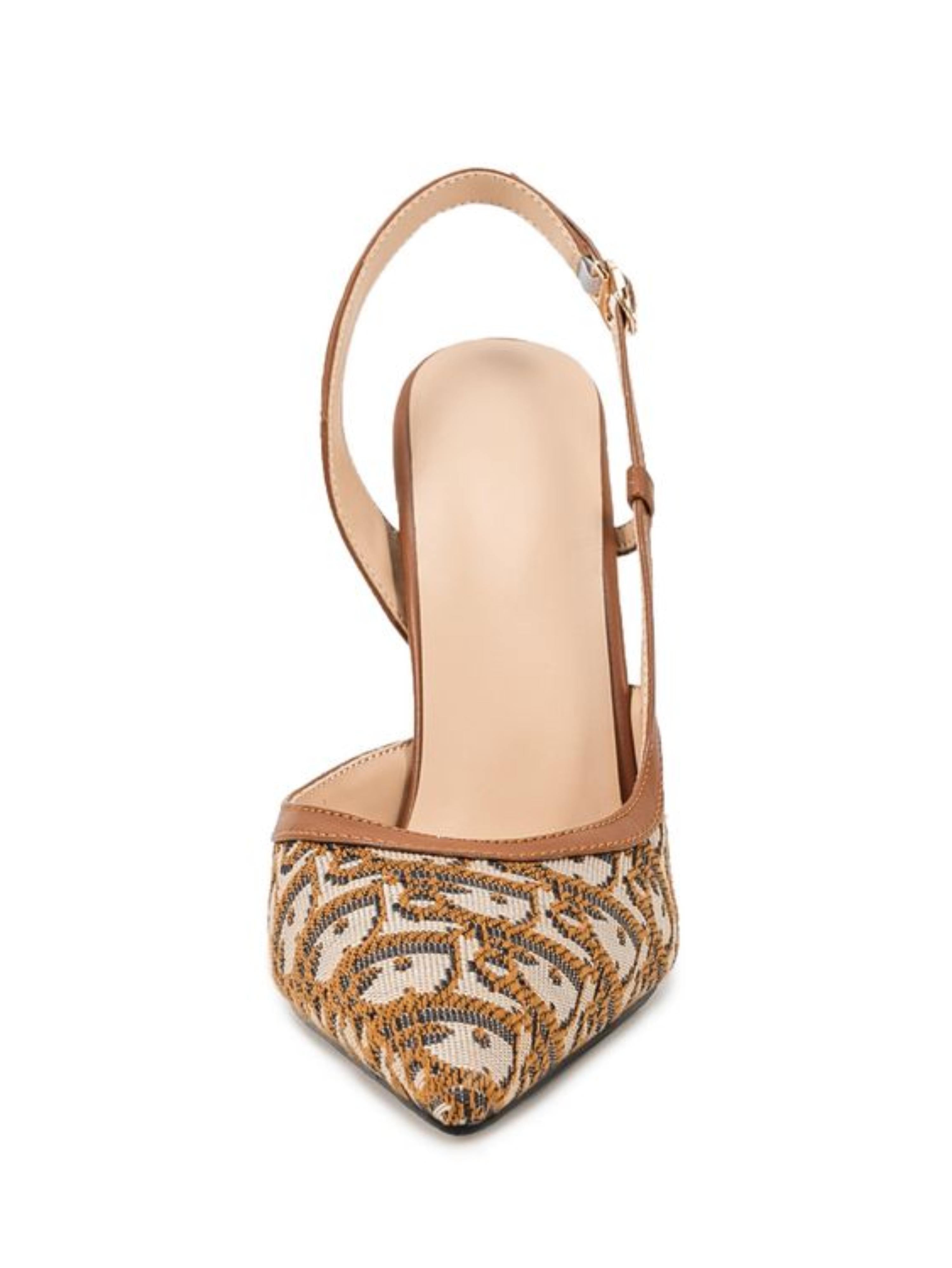 Earth-Toned Glamour Brown Sandals for Women