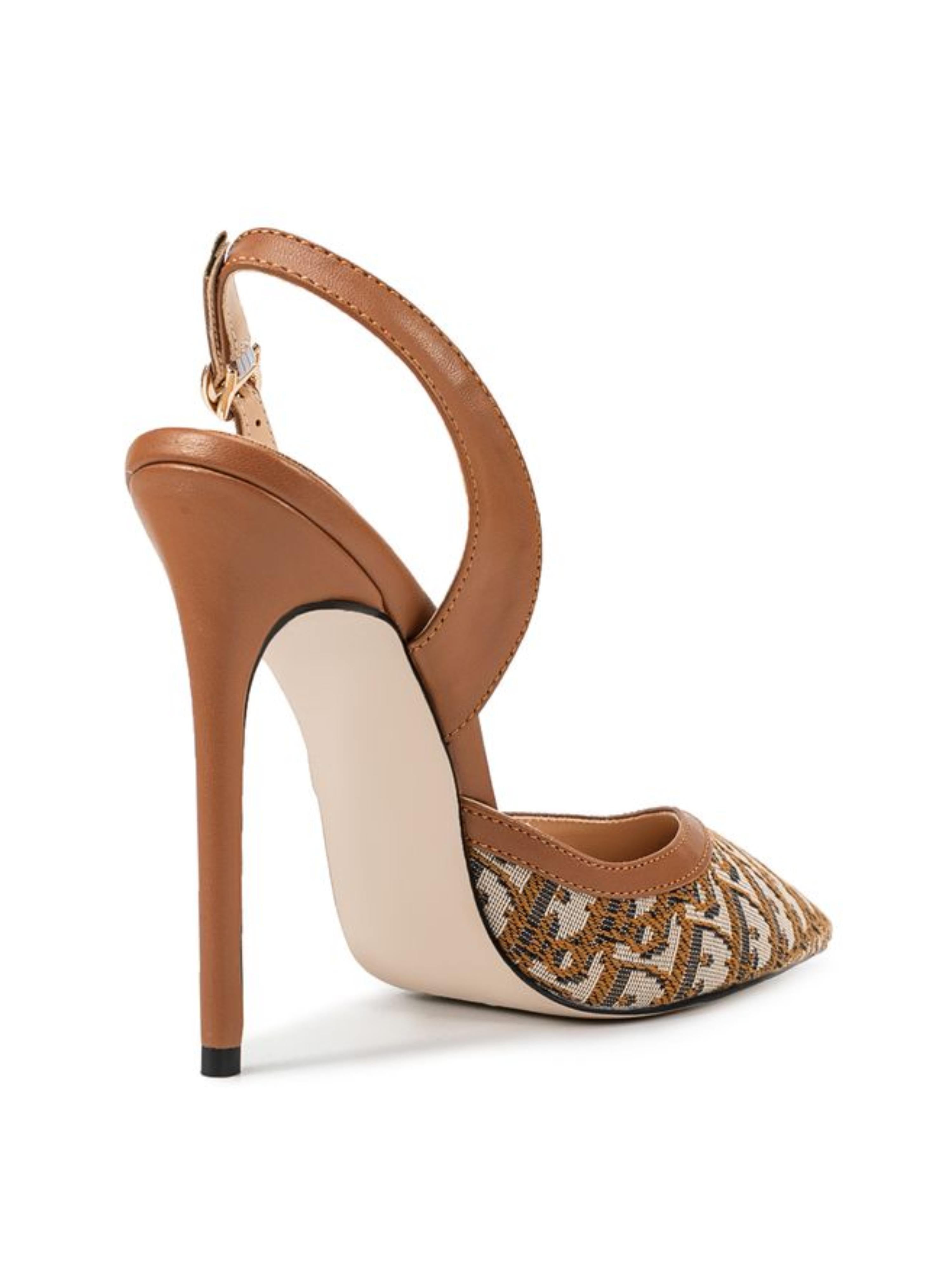 Earth-Toned Glamour Brown Sandals for Women