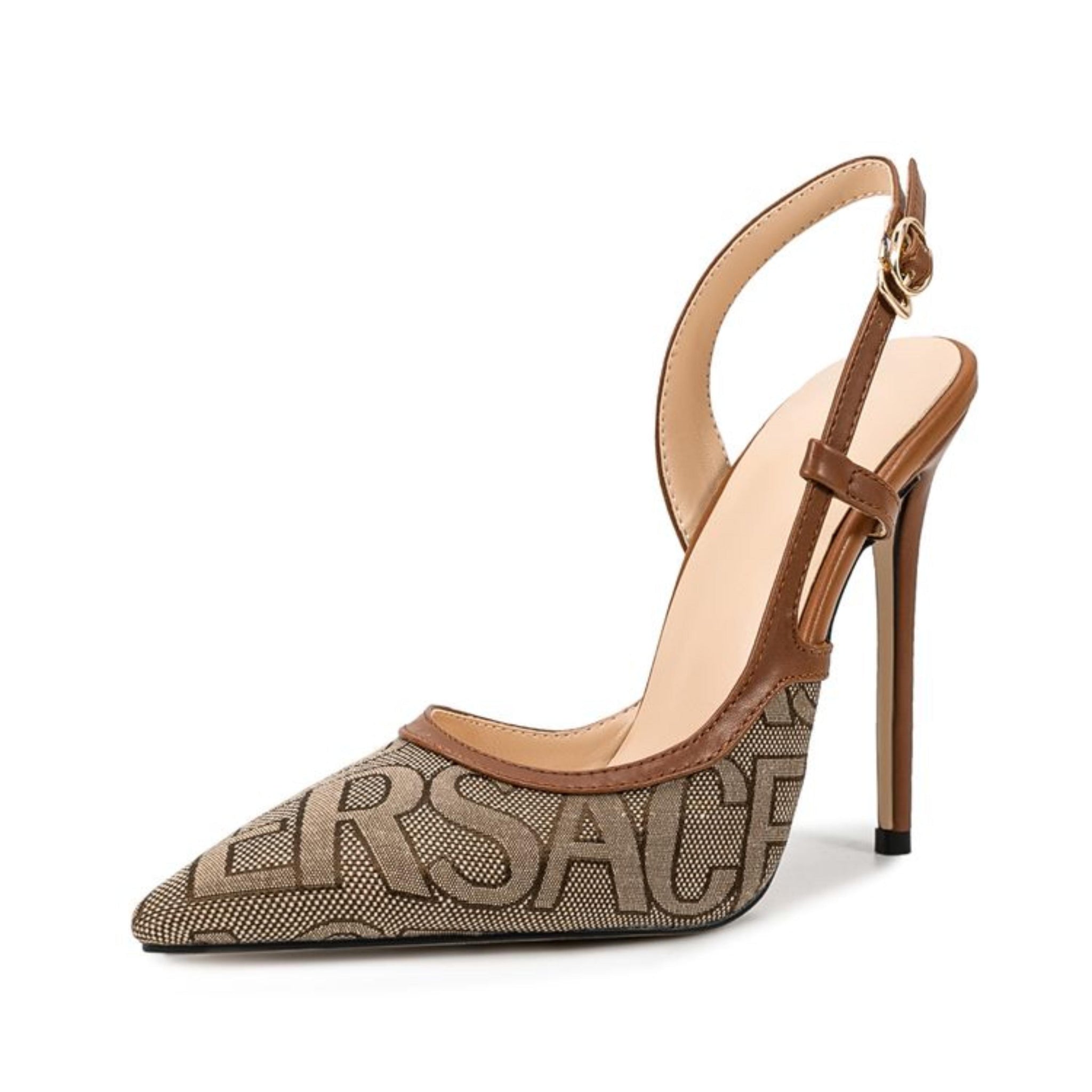 Designer-Inspired Slingback Stiletto Pumps Sandals for Women