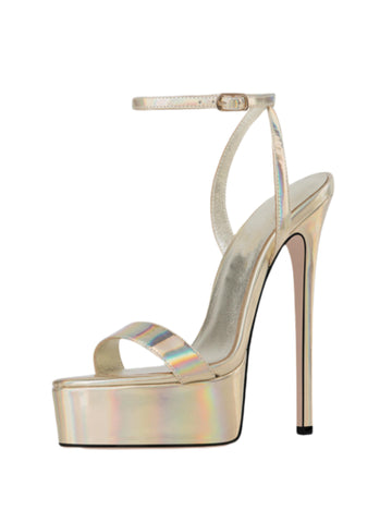 Stunning Gold Women's High Heel Sandals for Women