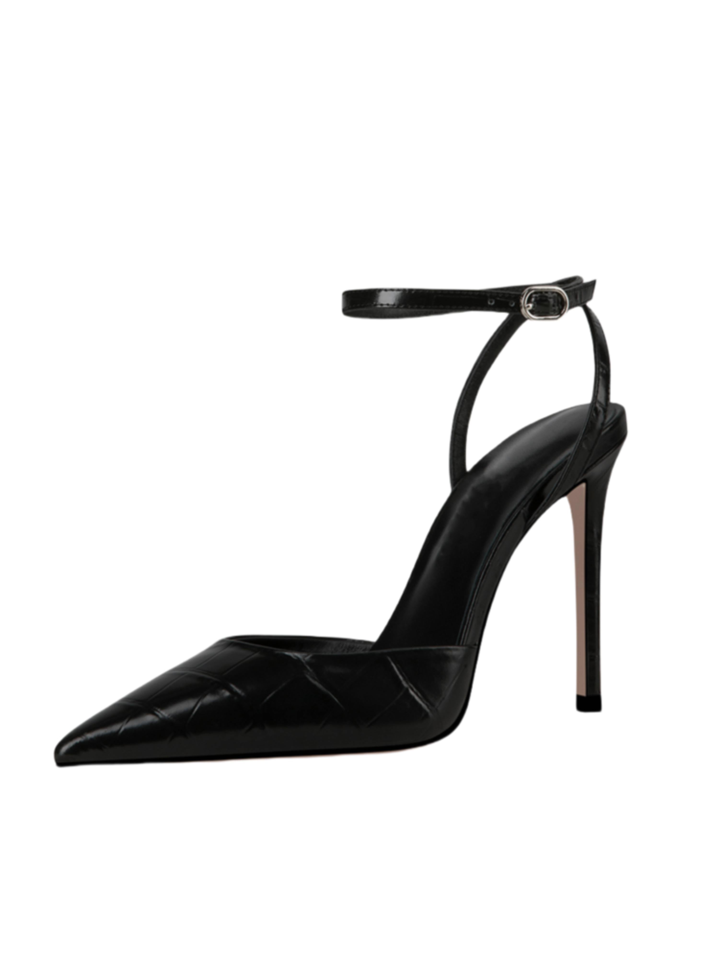 The Sharp Stiletto Sandals for Women in Black