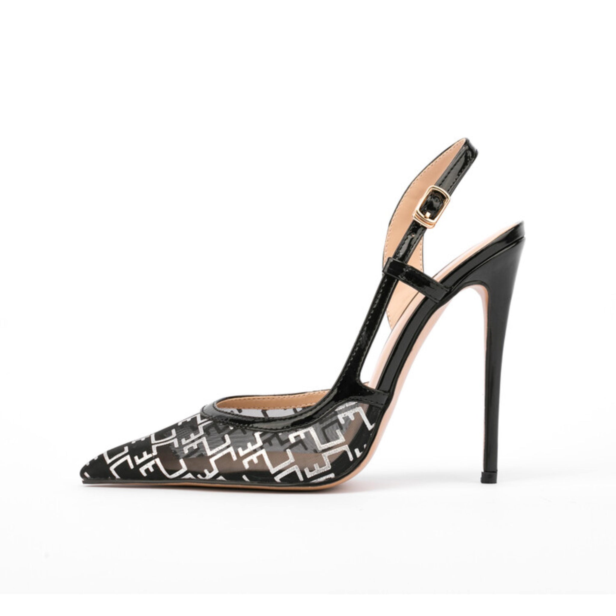 Transparent Slingback Stiletto Stylish Sandal for Women