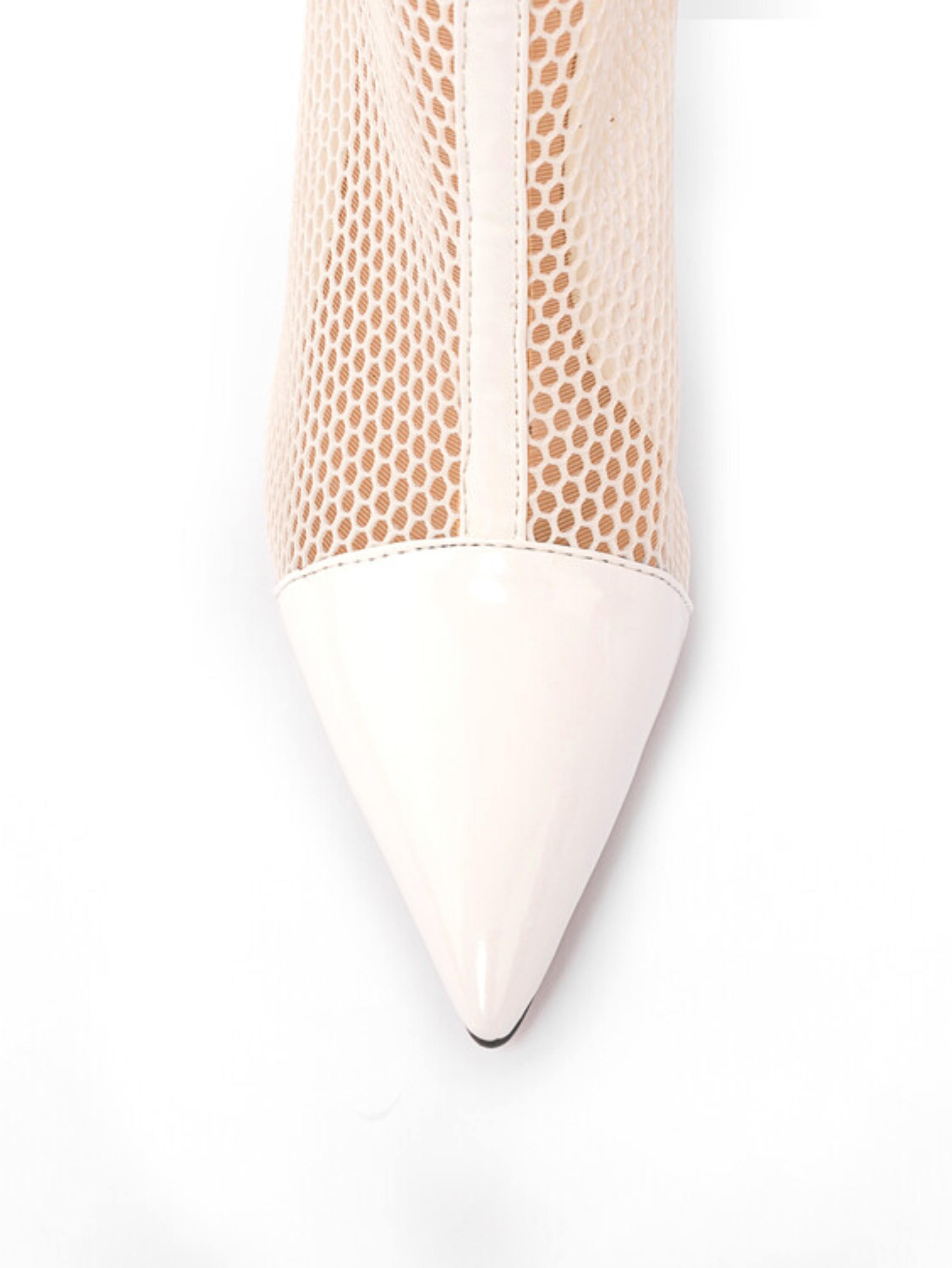 Pointed Toe Stilettos with Back Zipper Sandals for Women