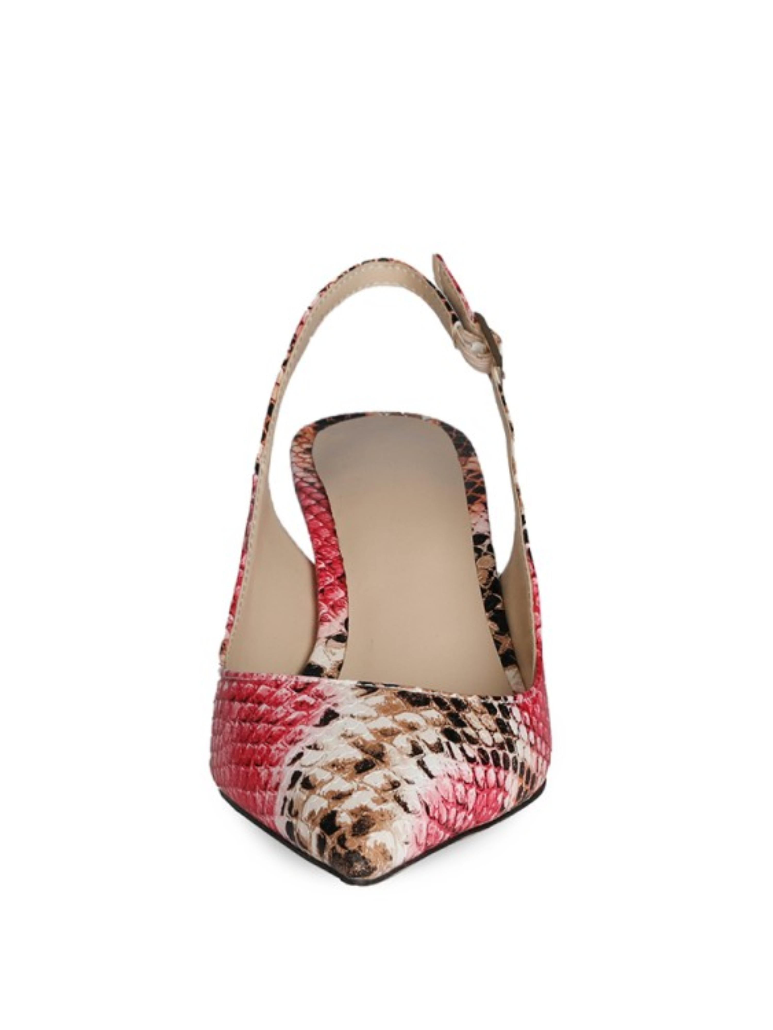 Kitten Heel Pumps Red Sandals for Women