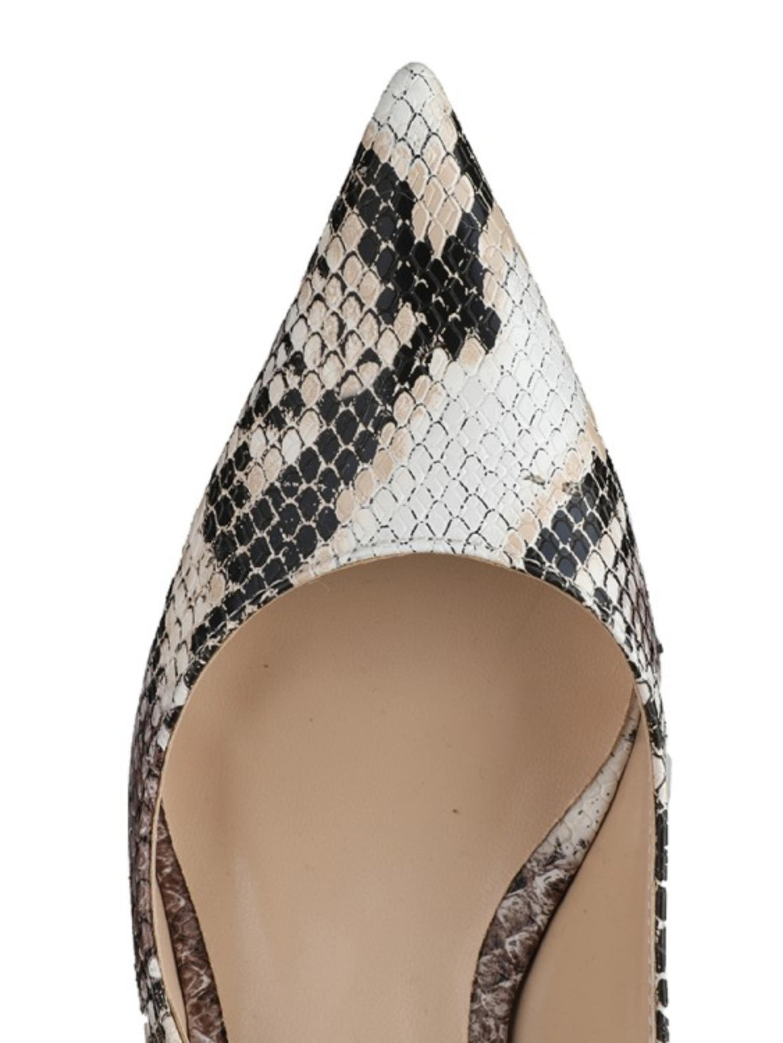 Snakeskin Slingback Women Heel Sandals