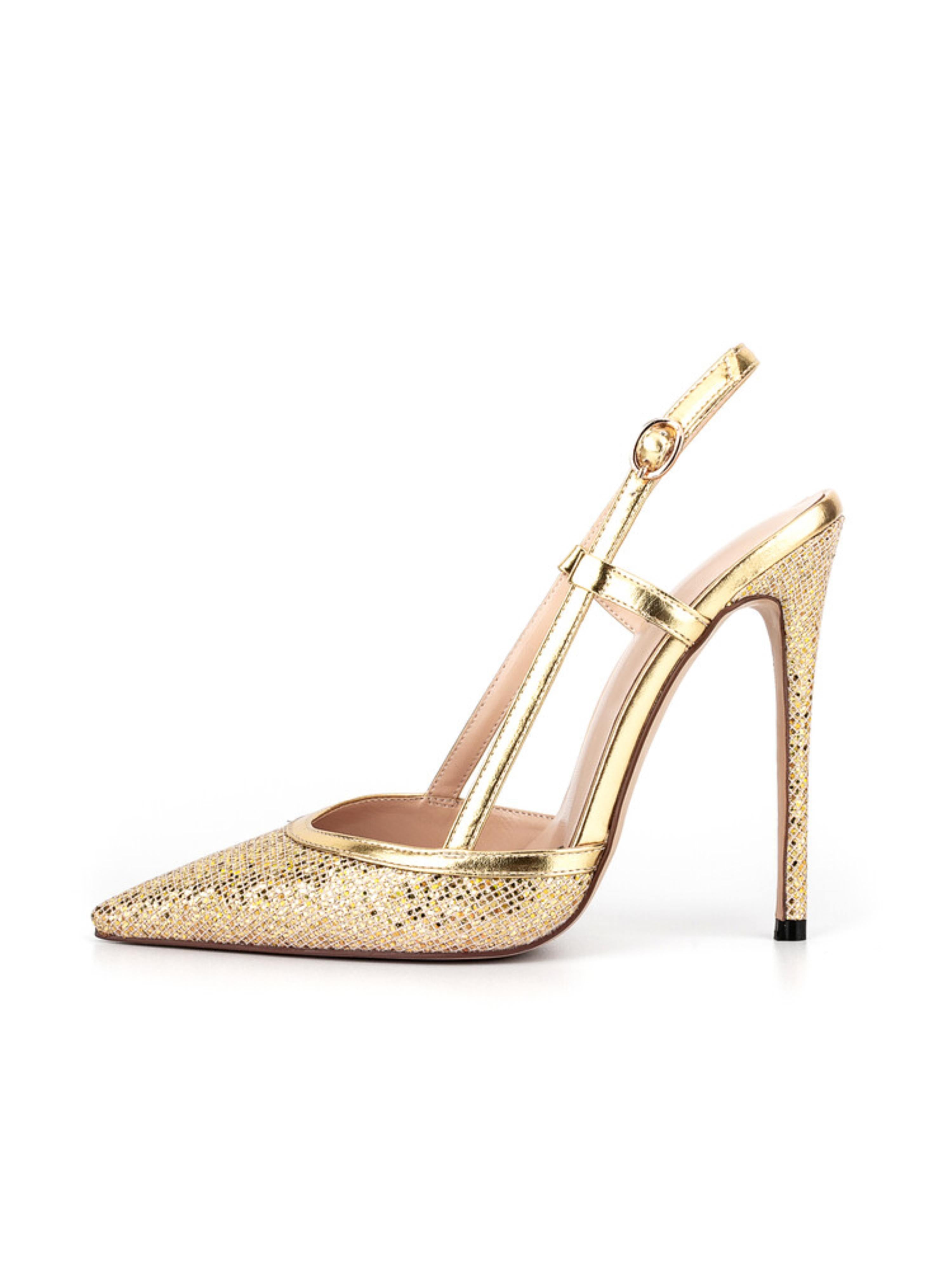Sparkling Glitter Party with Sleek Stiletto Heel Women Sandals