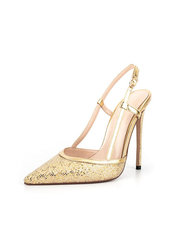 Sparkling Glitter Party with Sleek Stiletto Heel Women Sandals