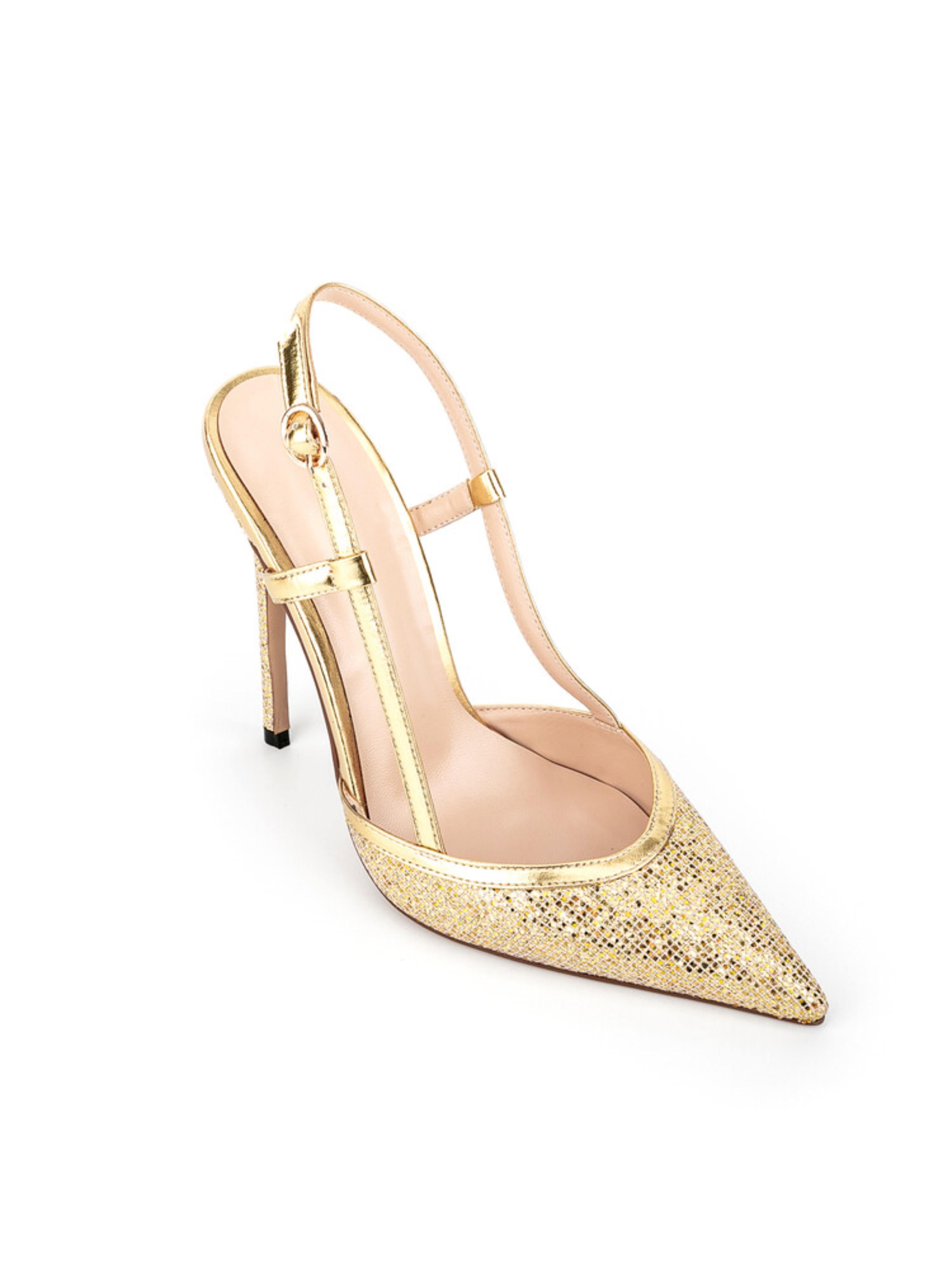 Sparkling Glitter Party with Sleek Stiletto Heel Women Sandals