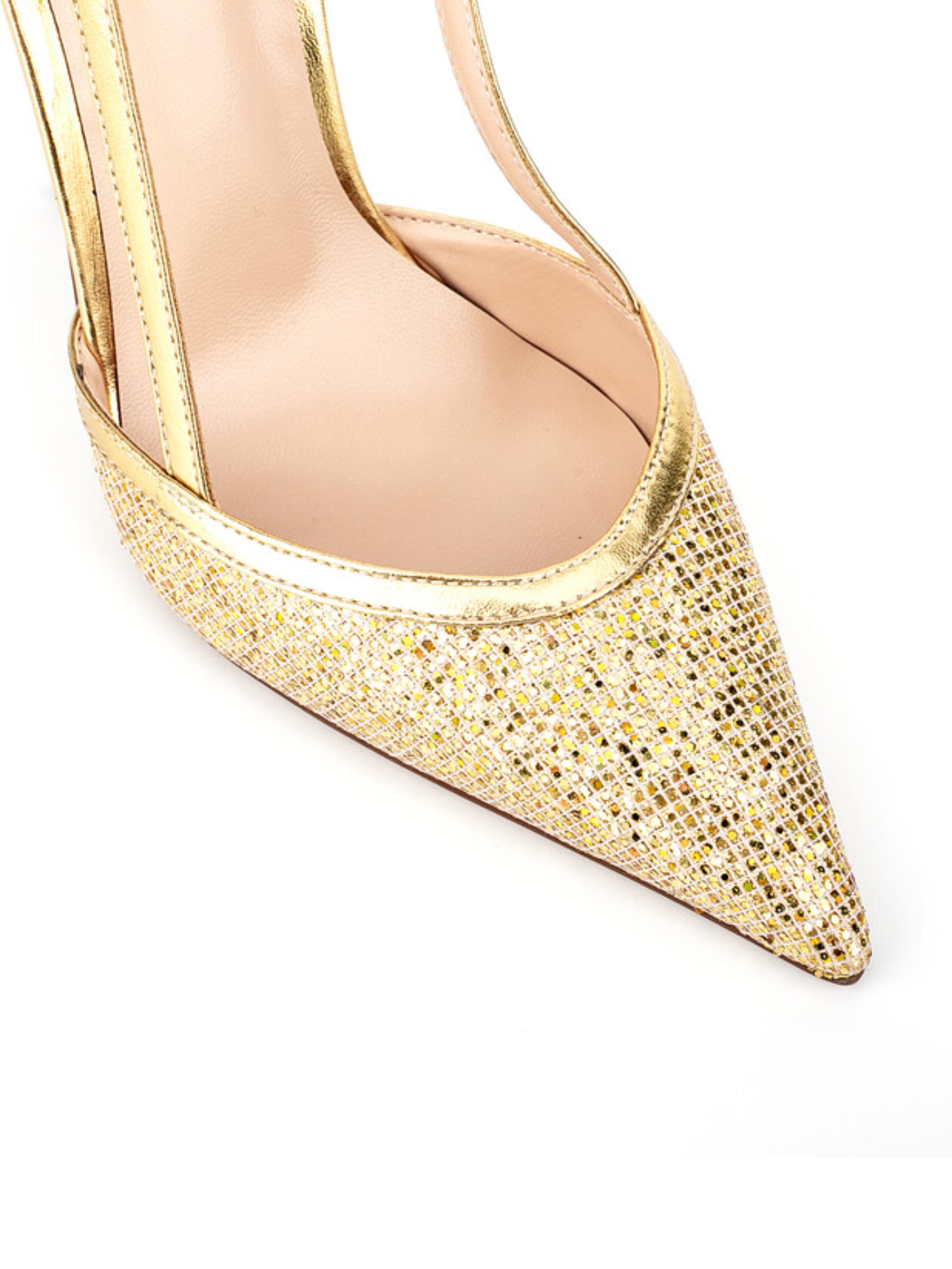 Sparkling Glitter Party with Sleek Stiletto Heel Women Sandals