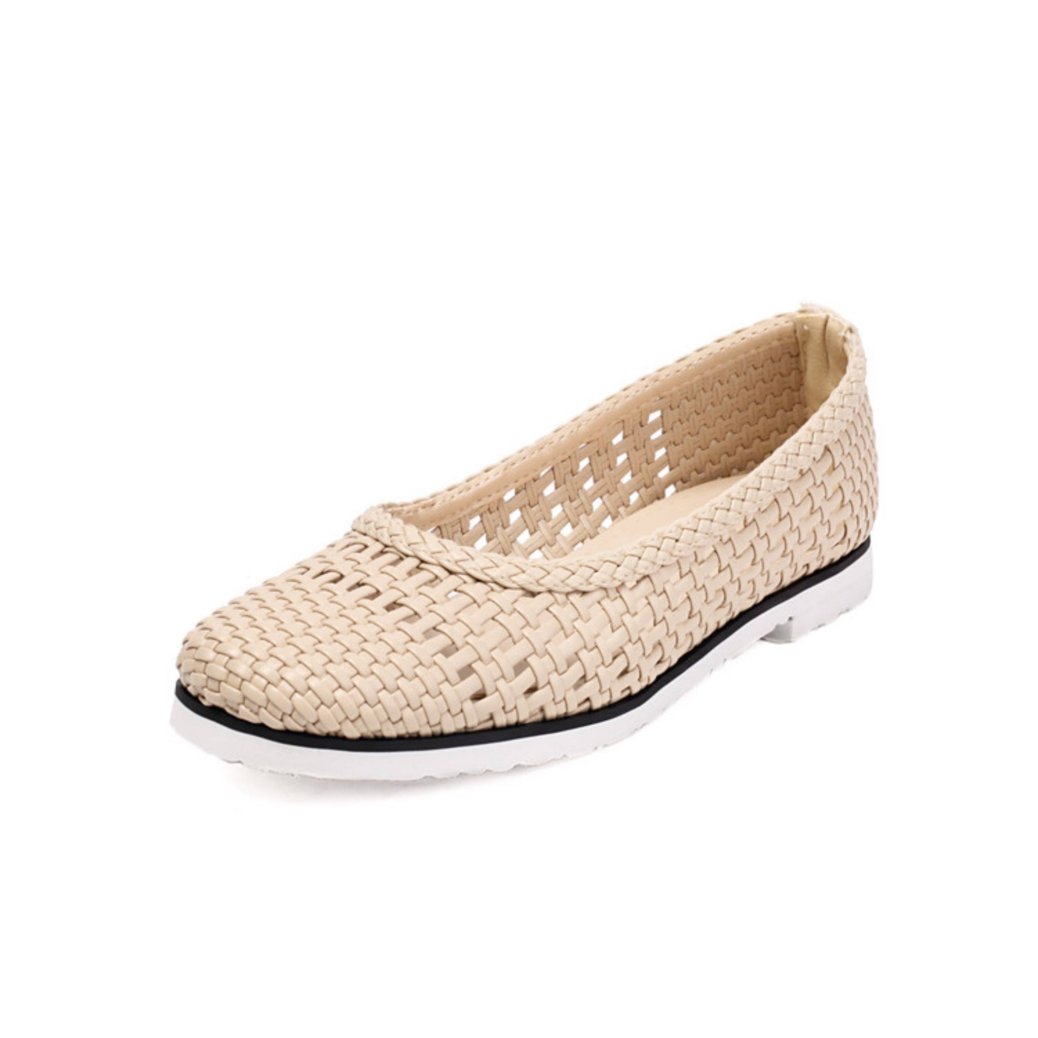 Light Step Woven Casual Flats Sandals for Women