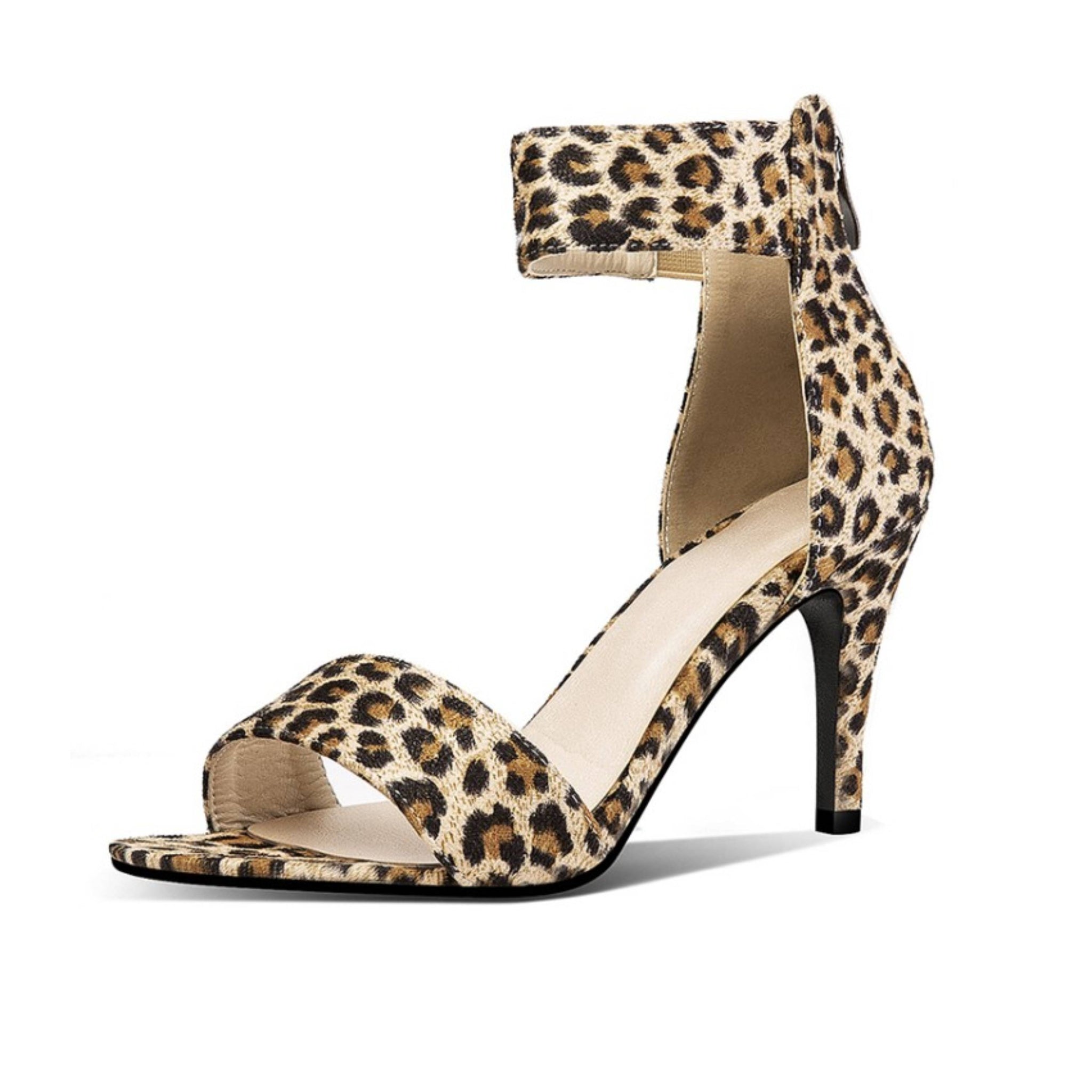 Bold Ankle-Strap Heeled Sandal for Women