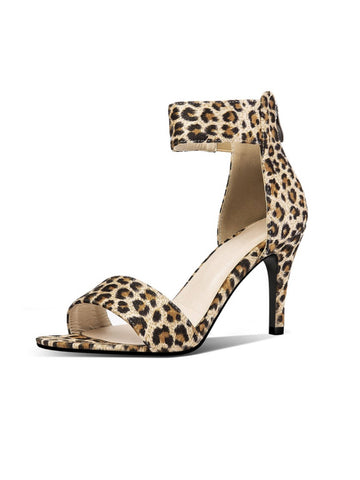Bold Ankle-Strap Heeled Sandal for Women