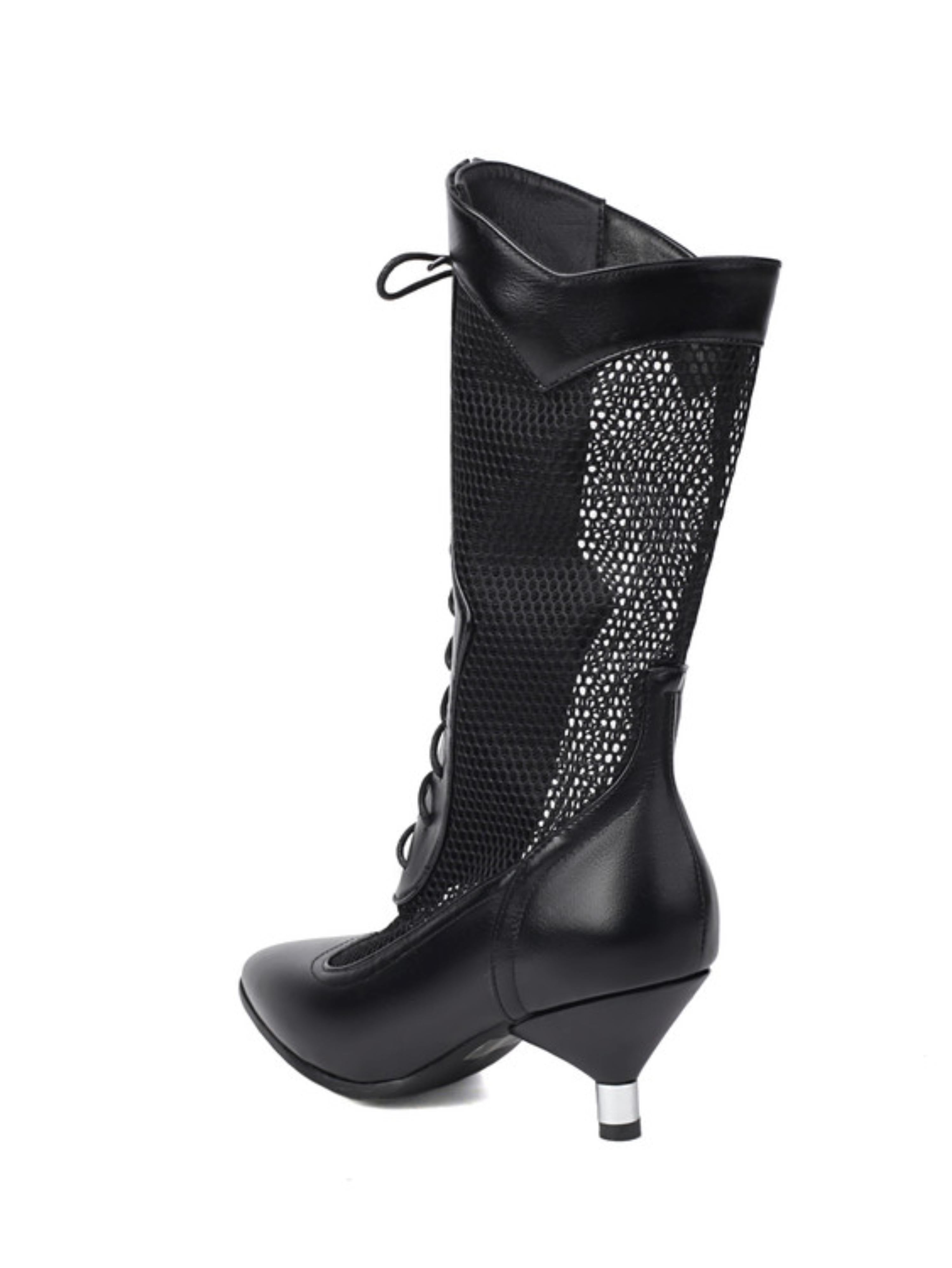 Gothic Boot Sandals for Women in Black