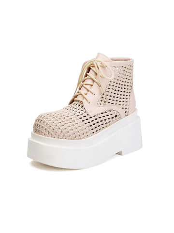 Lightform Woven Dress Wedge Sandals for Women