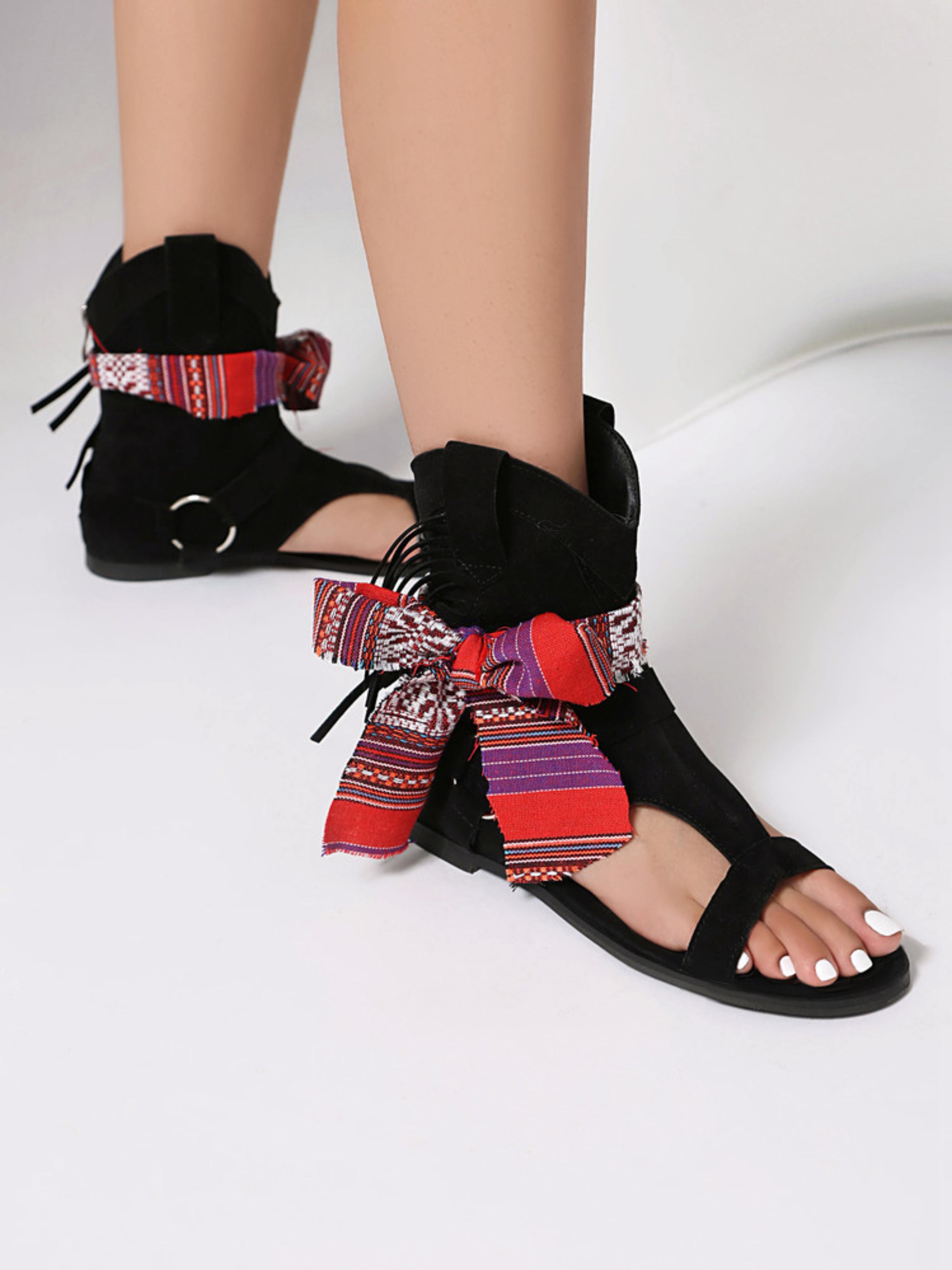 Bohemian Gladiator Women Summer Sandals