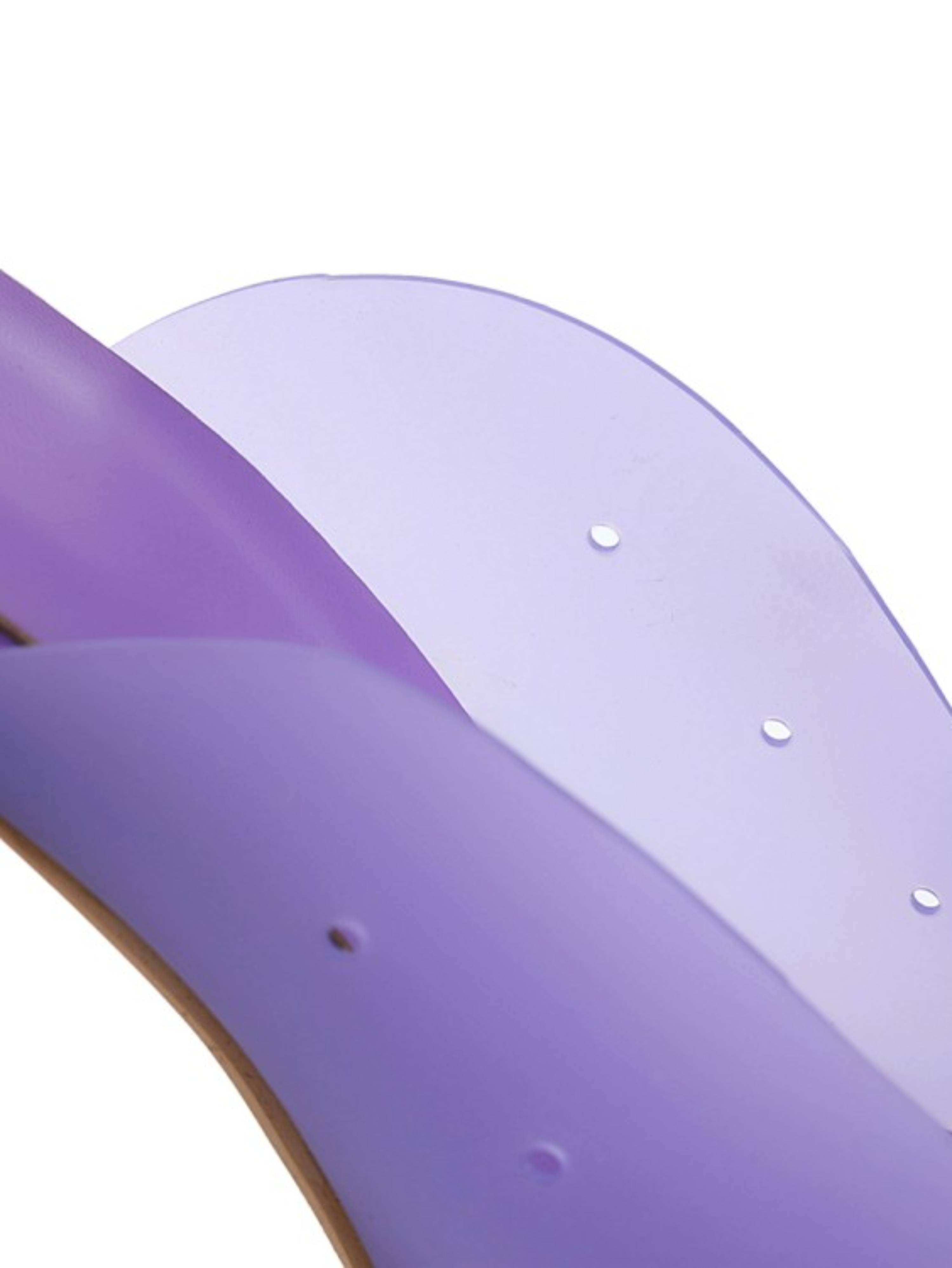 Trendy Slip-On Mule Purple Heeled Sandals for Women