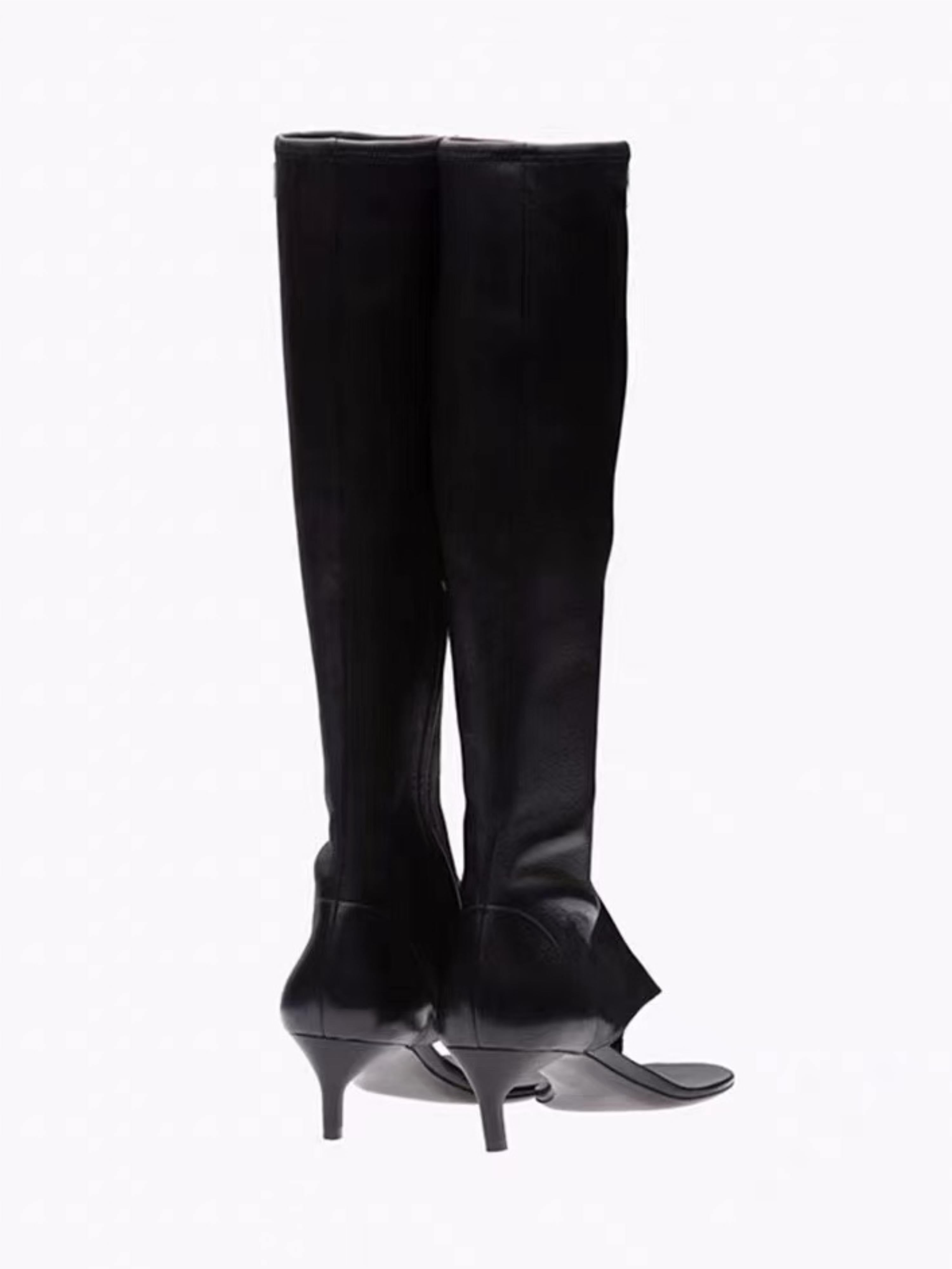 Avant-Garde Flip Flop Knee-High Boot Sandals for Women