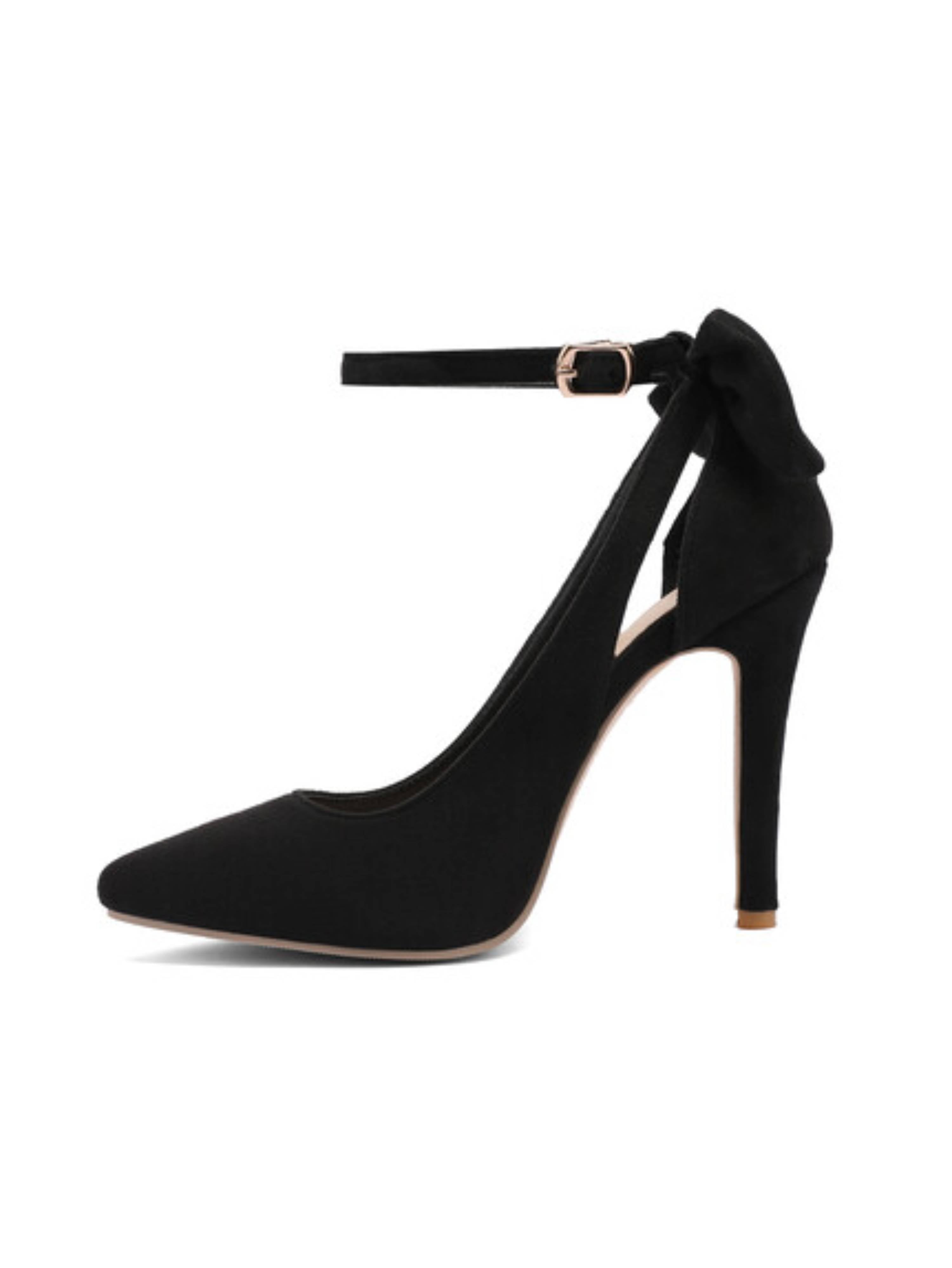 Ankle-Tied Sophistication Women's Black Sandals