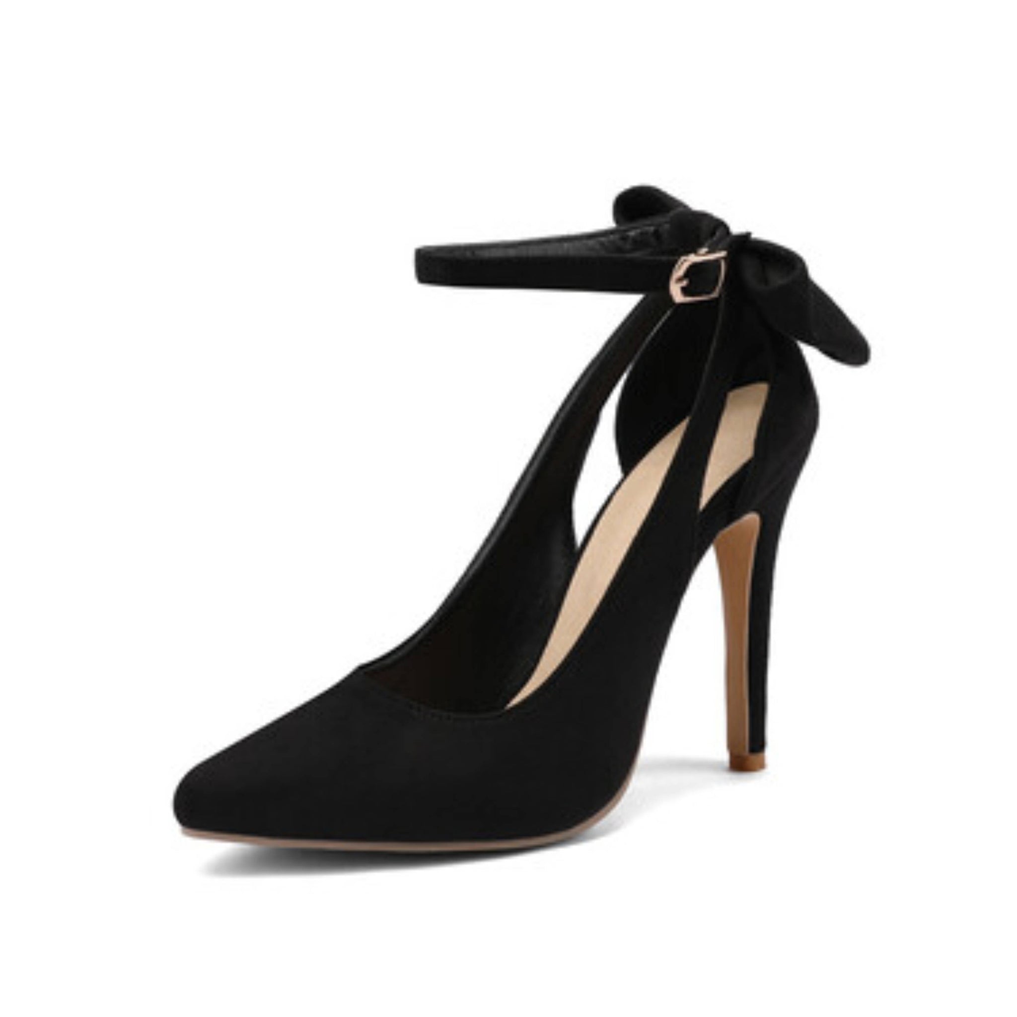 Ankle-Tied Sophistication Women's Black Sandals