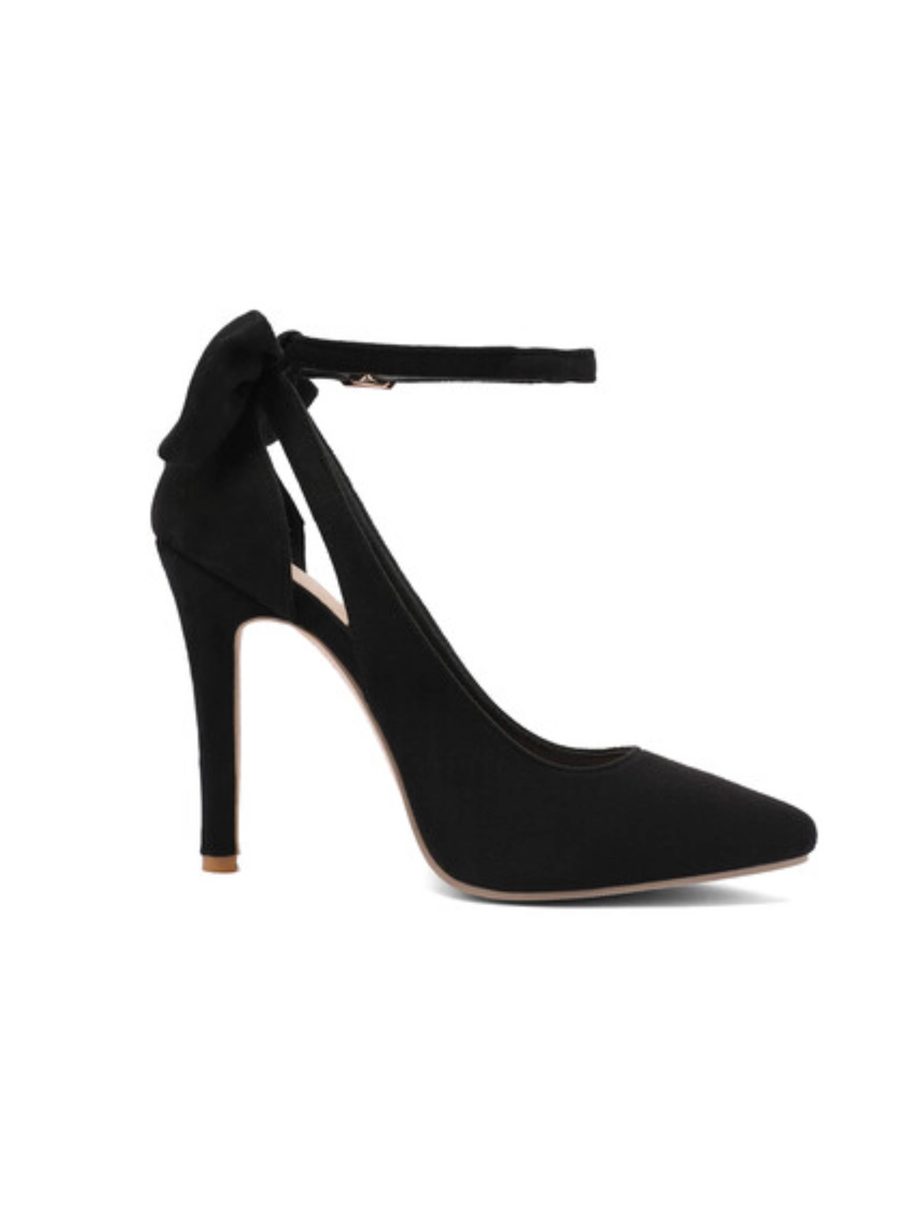 Ankle-Tied Sophistication Women's Black Sandals