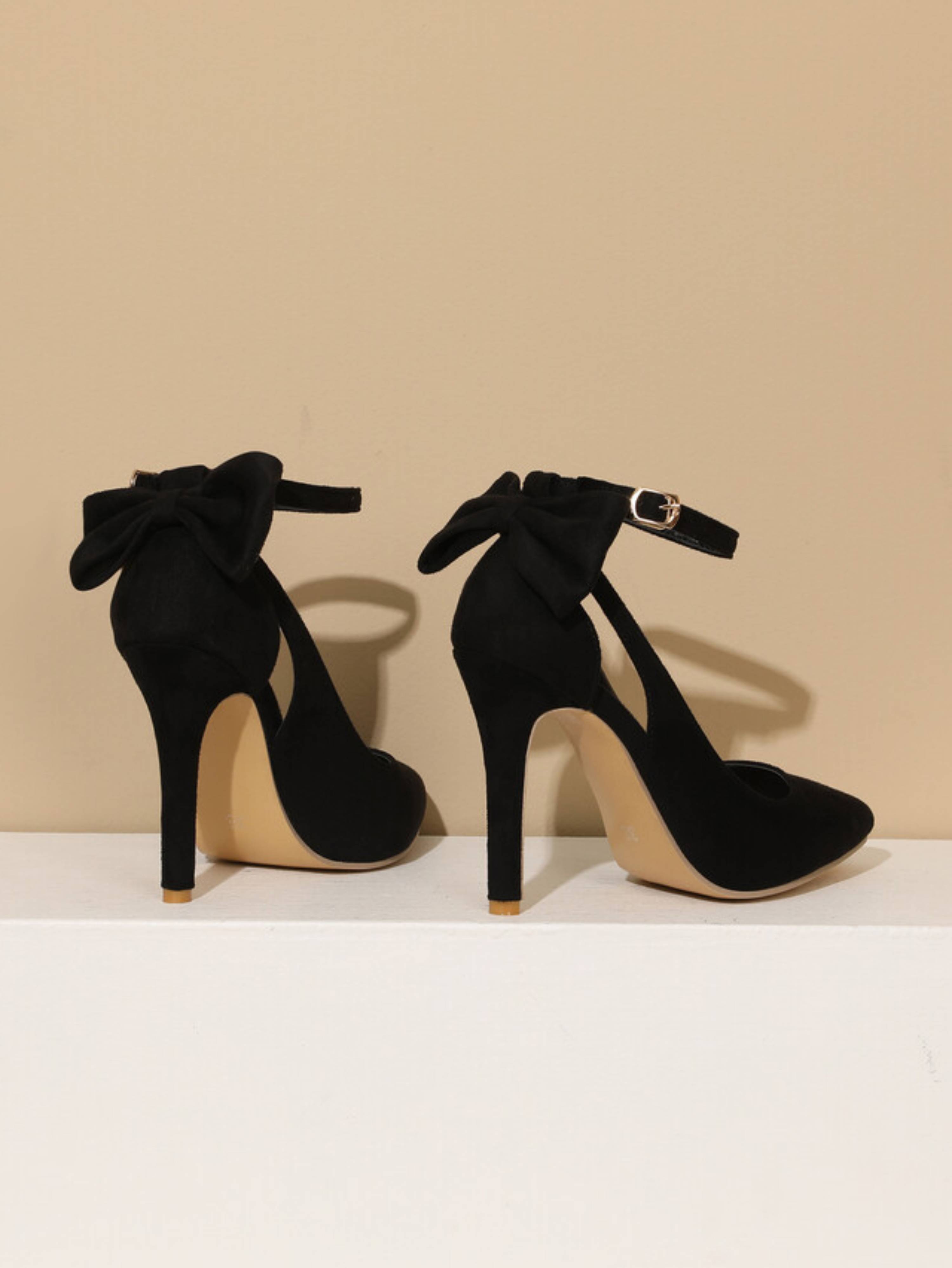 Ankle-Tied Sophistication Women's Black Sandals