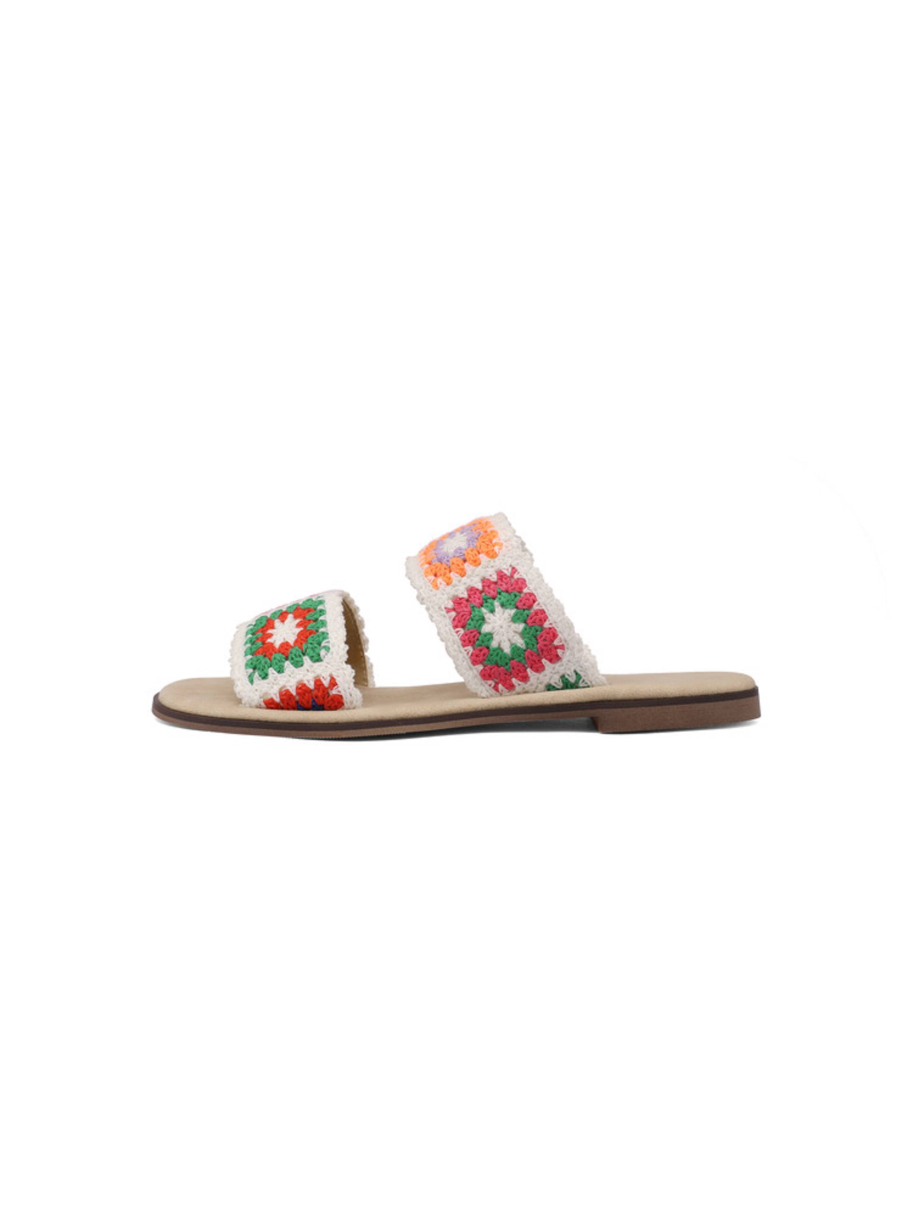 Laidback Bloom Crochet Women's Summer Sandals