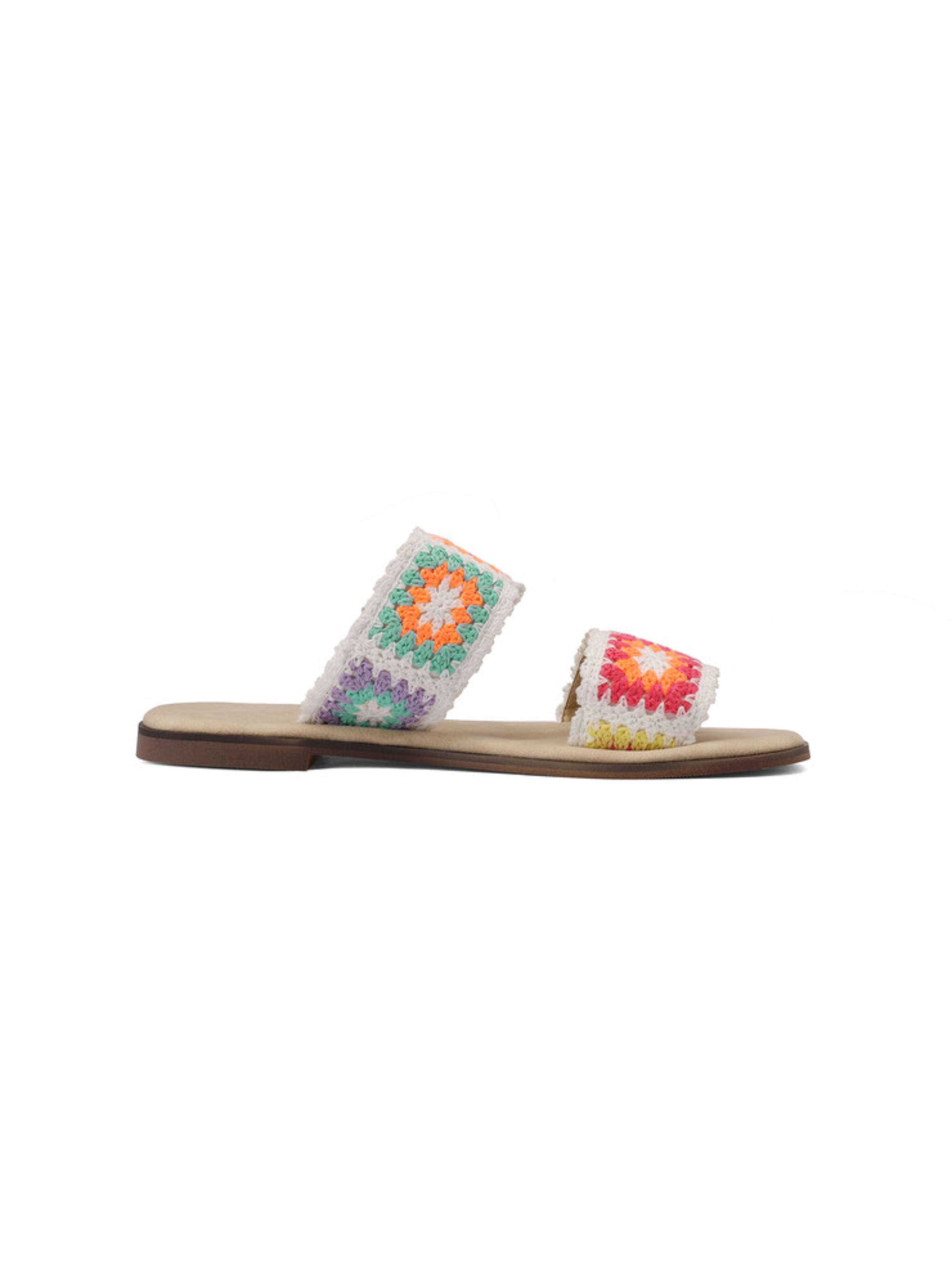 Laidback Bloom Crochet Women's Summer Sandals