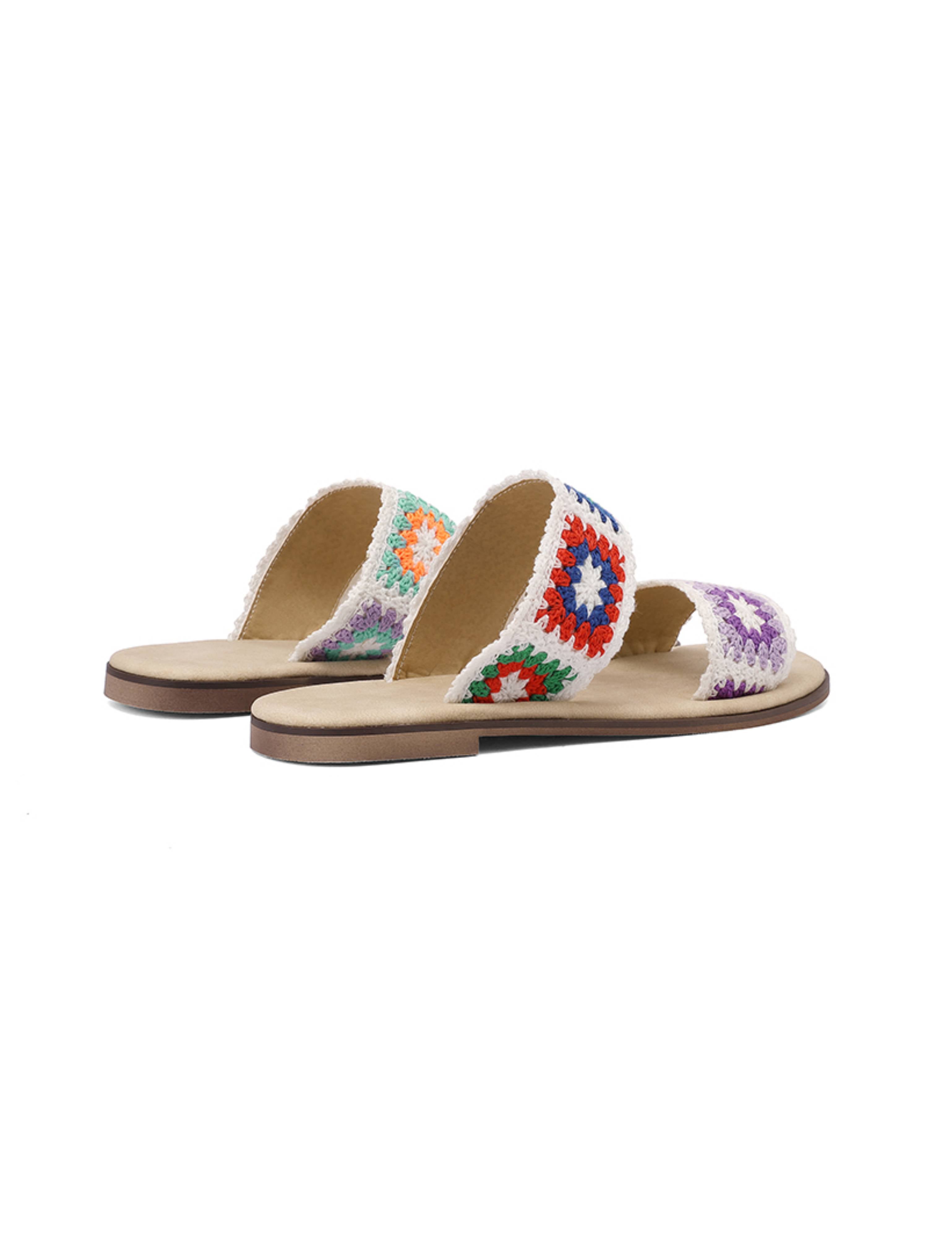 Laidback Bloom Crochet Women's Summer Sandals