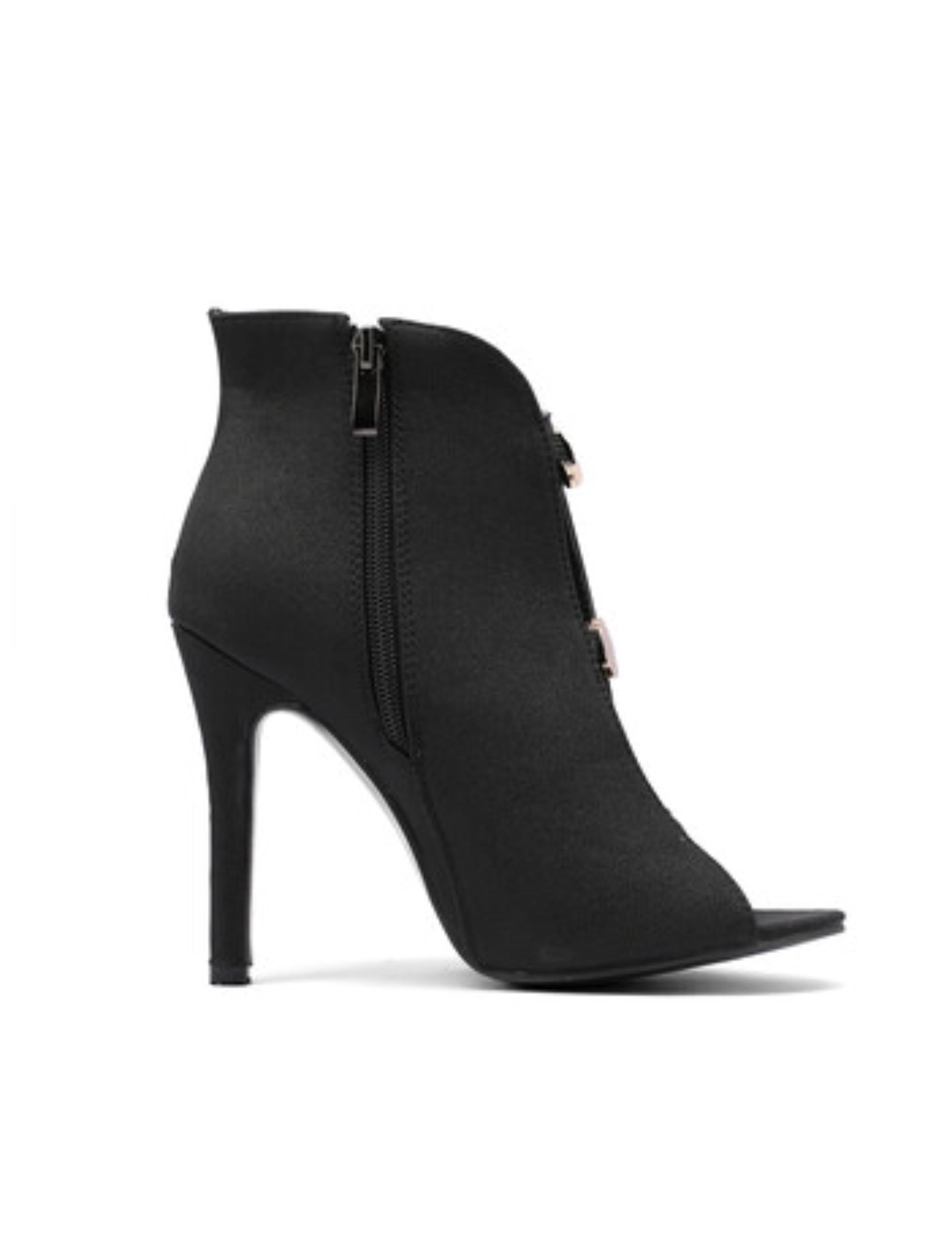 Glam Night Peep-Toe Ankle Boots Woman Sandals