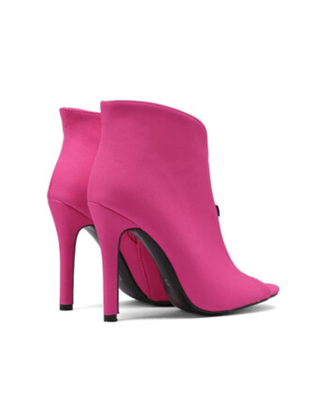 Fierce Fuchsia Peep-Toe Stilettos Women's Dress Sandals