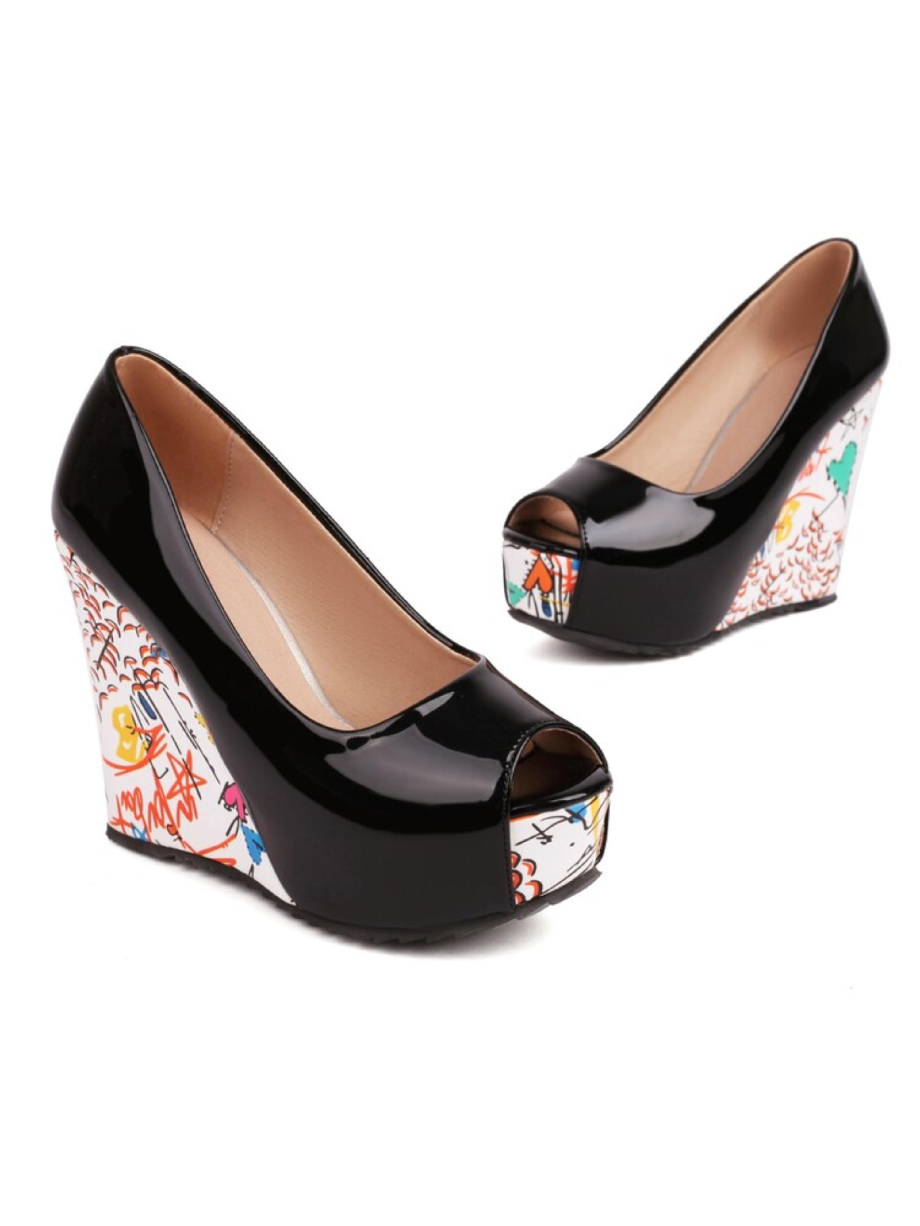 Urban Pop Peep-Toe Comfort Sandals for Women