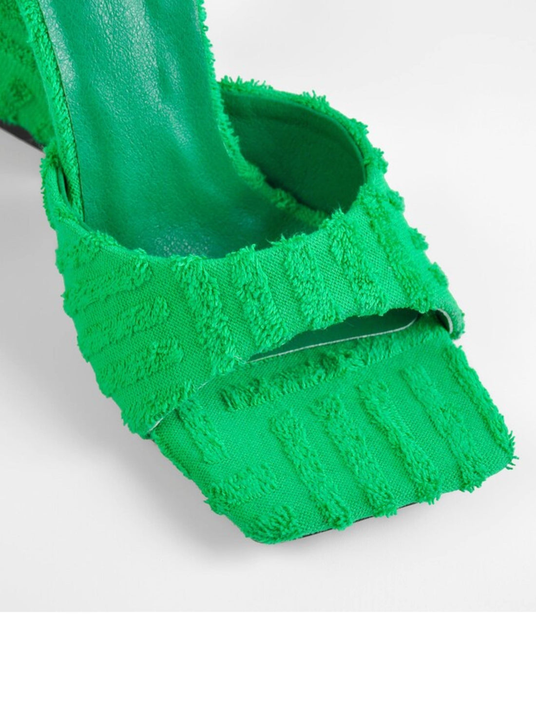 Ankle Tie High Heel Women Sandals in Vibrant Green