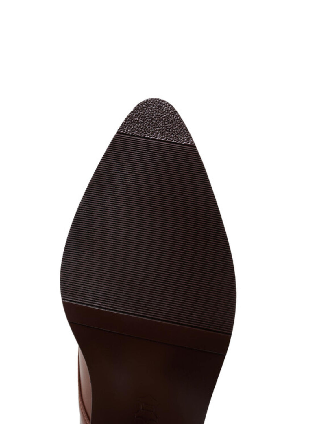 Minimalist Slip-On Heels Buckled Brown Sandals Women