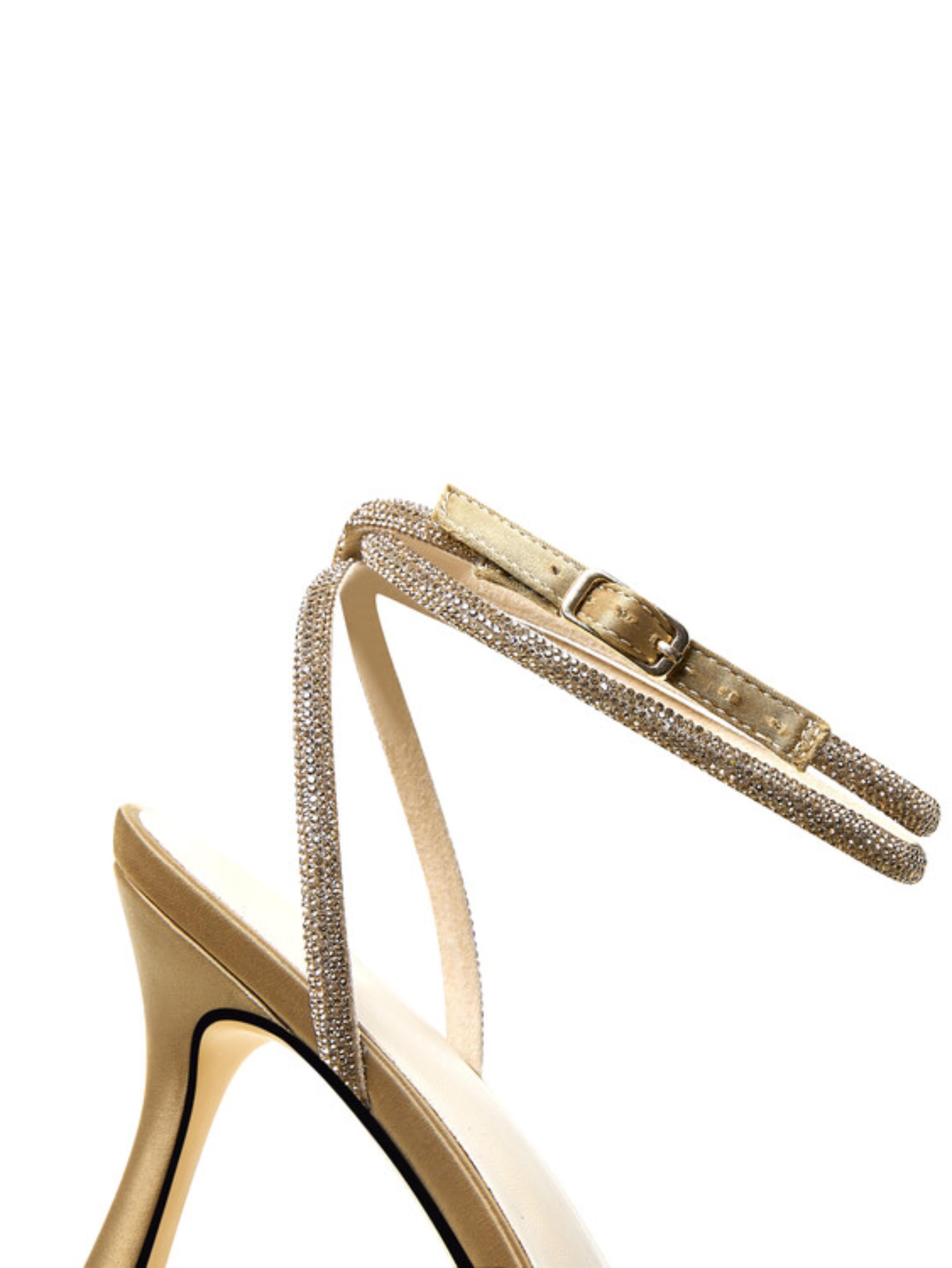 Pointed Toe Satin Dress Sandals for Women