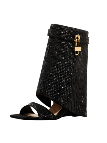 Ankle Cover High Heels Sandals for Women