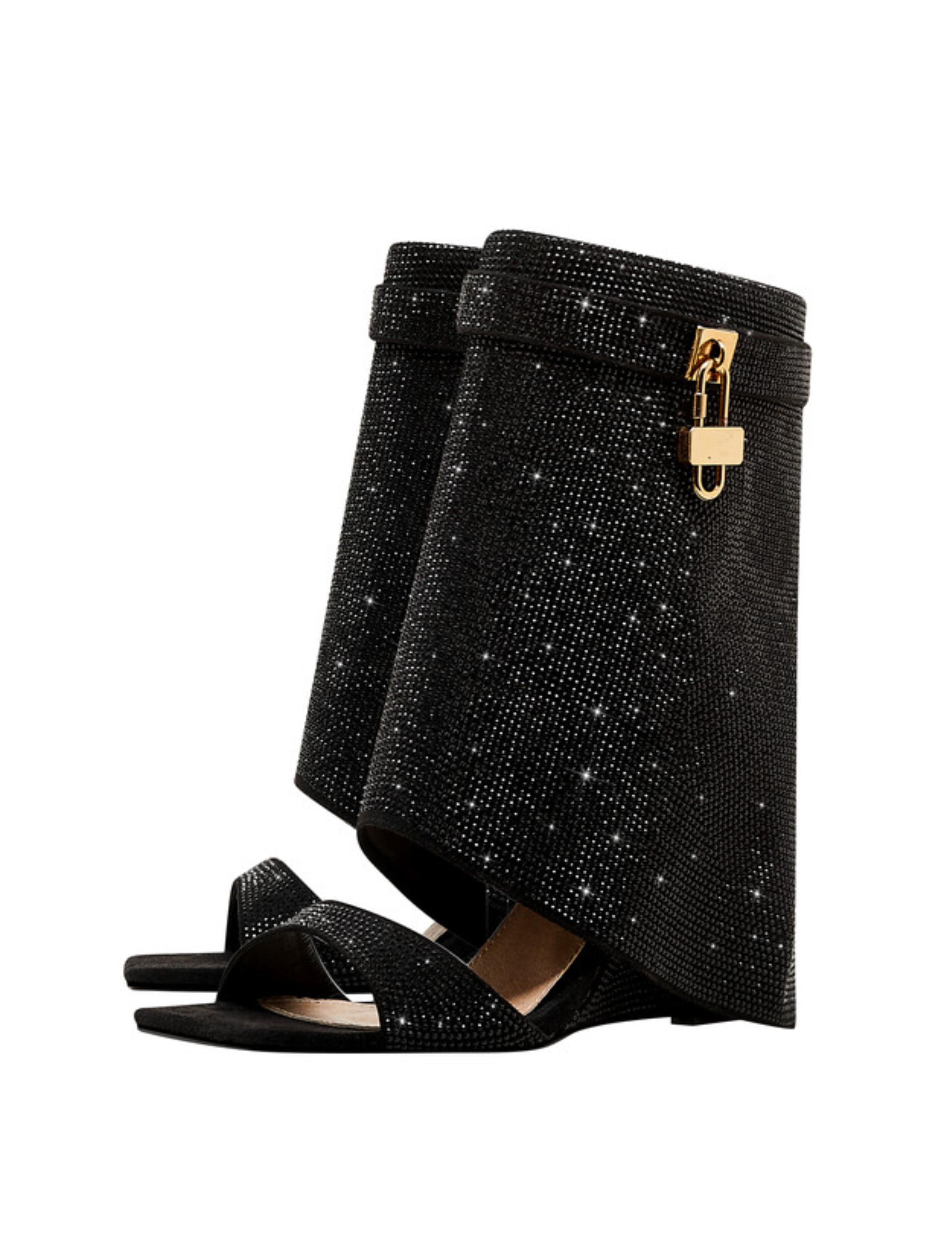 Ankle Cover High Heels Sandals for Women