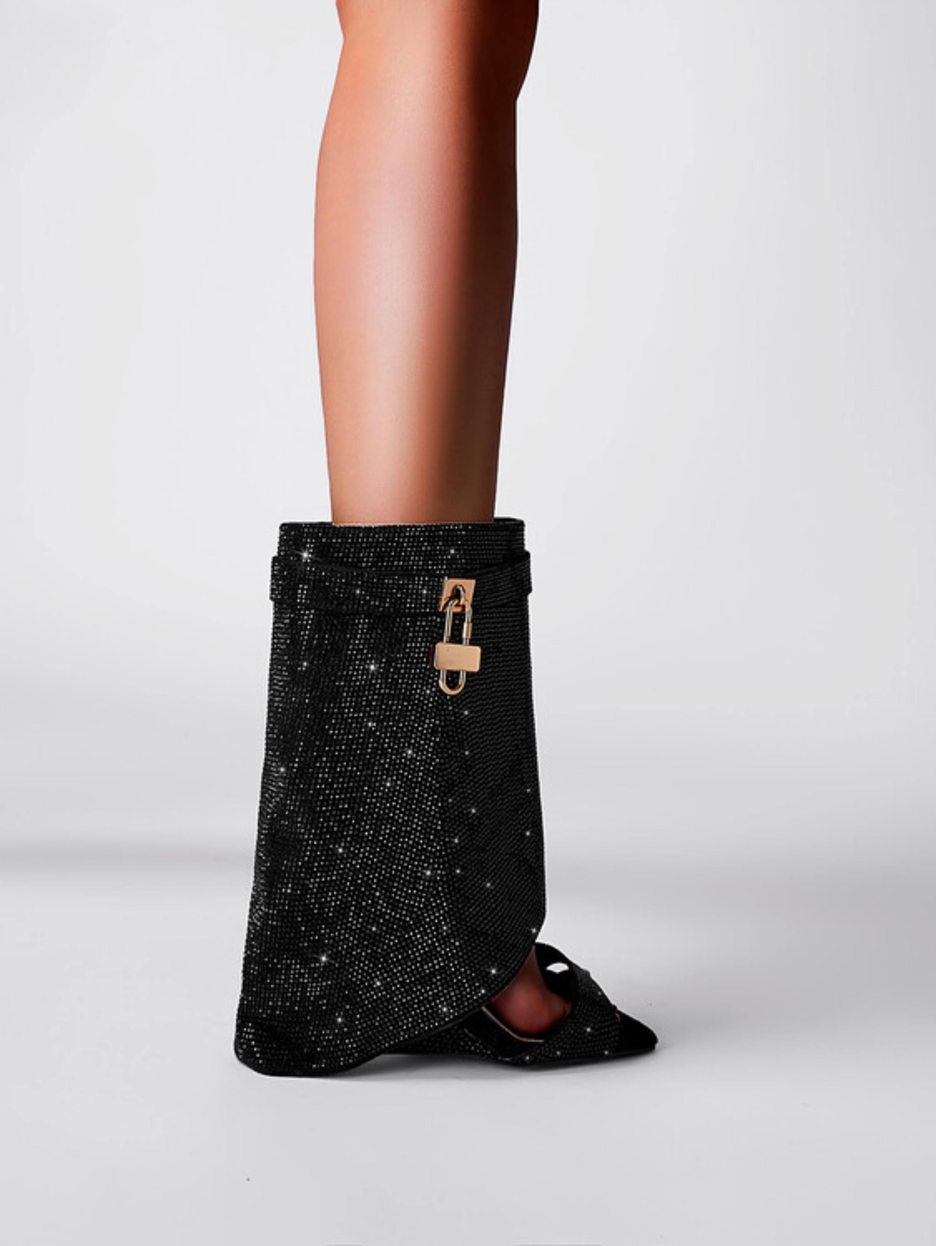 Ankle Cover High Heels Sandals for Women